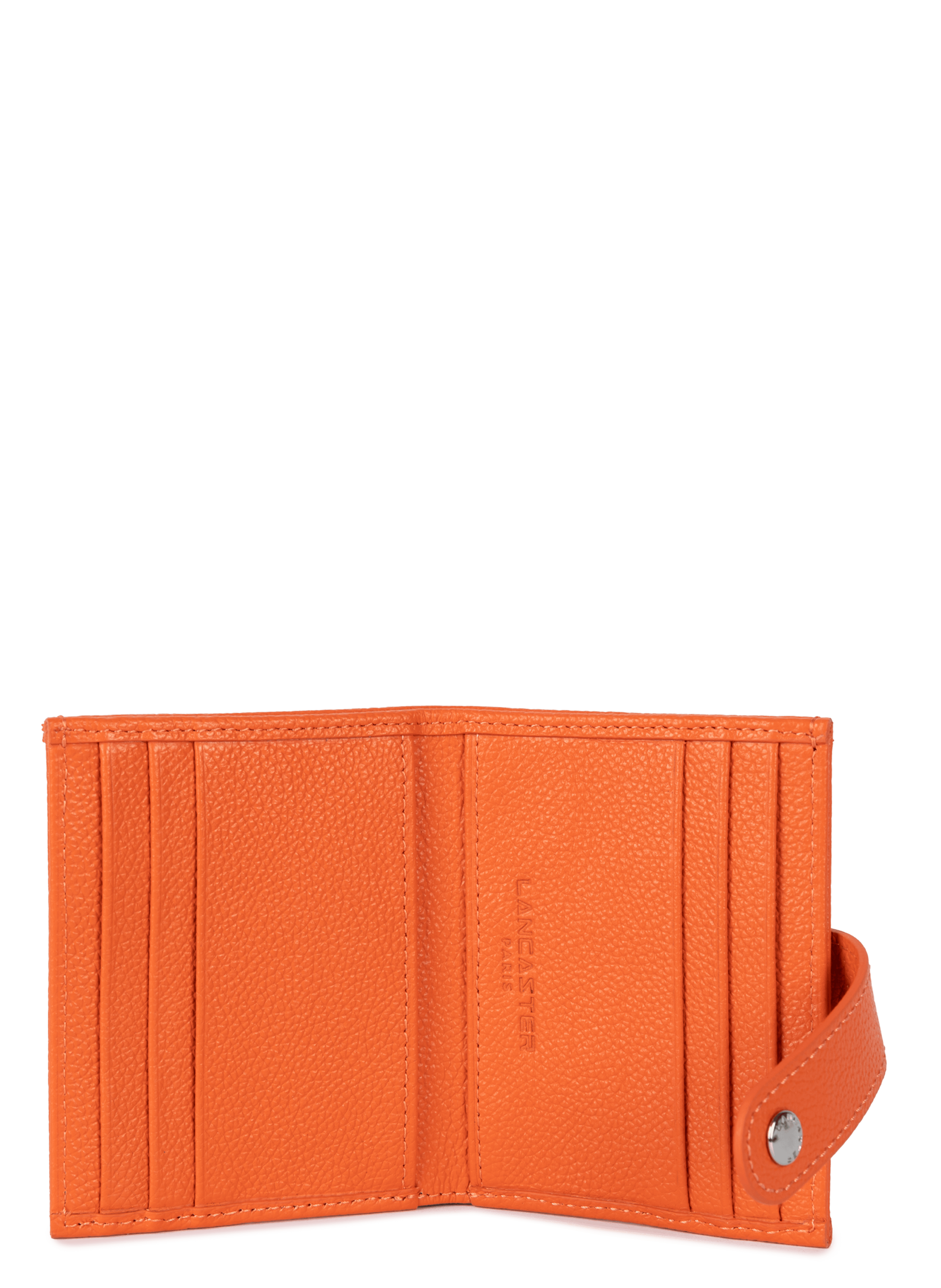 Porte-cartes - foulonné pm LANCASTER Orange