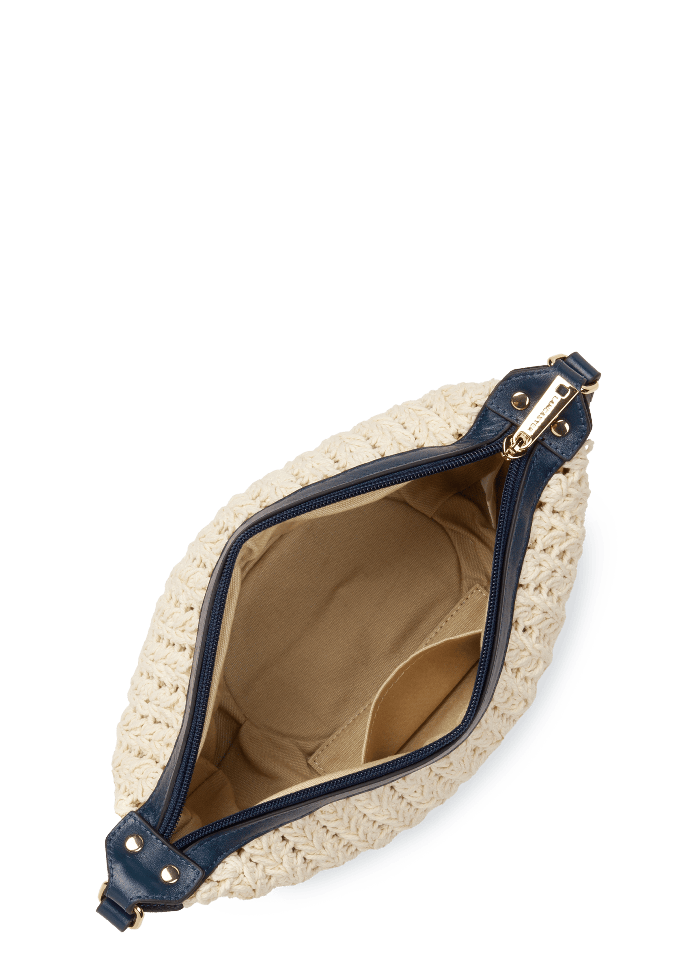 Small shoulder bag - tressé coton LANCASTER Blue