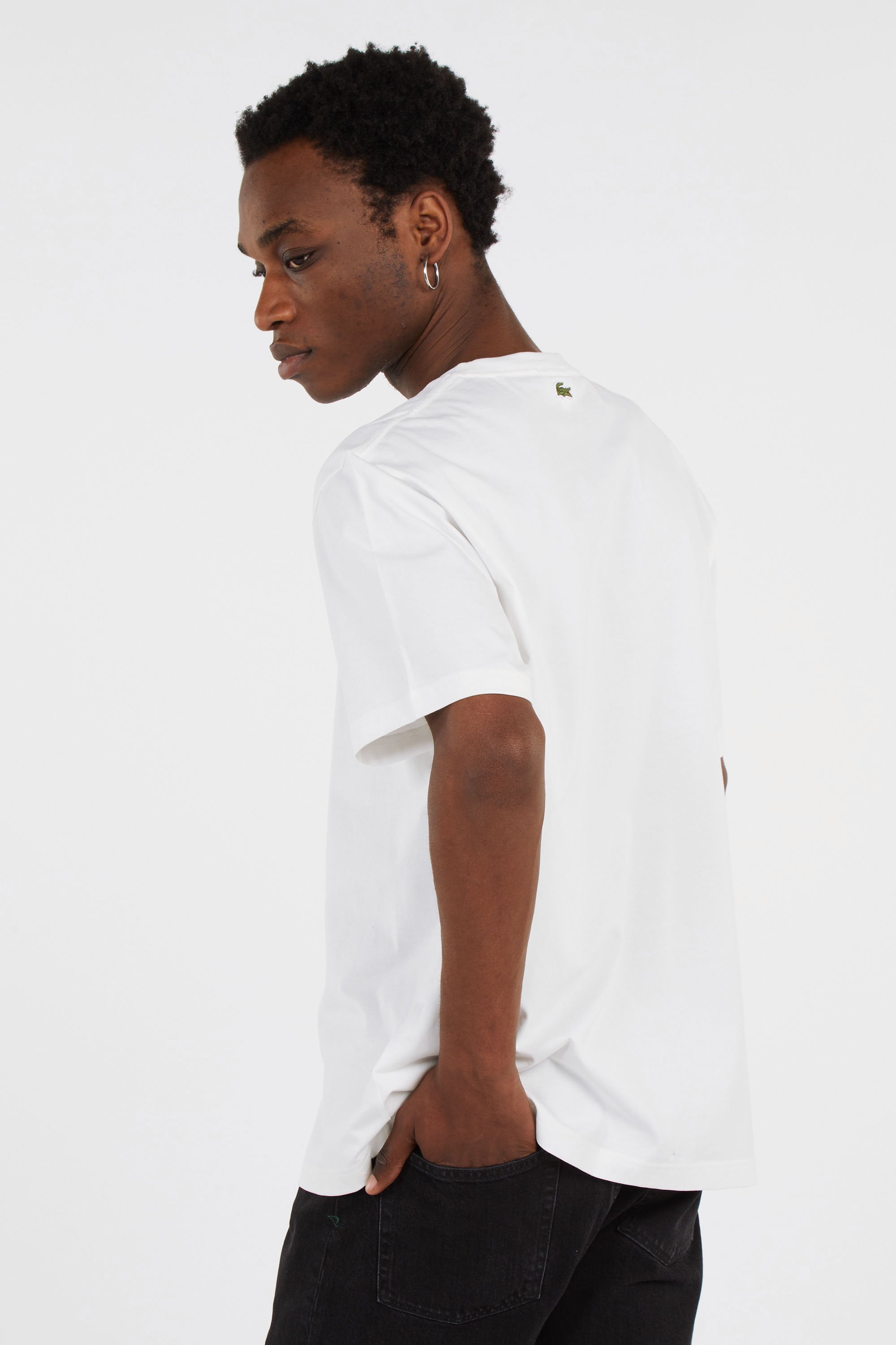 T-shirt tee-shirt LACOSTE Blanc