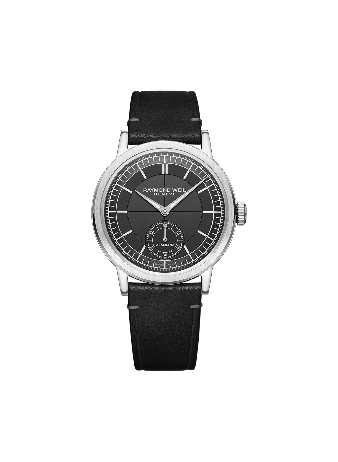 Montre automatique Millesime Petite Seconde en cuir RAYMOND WEIL Gris