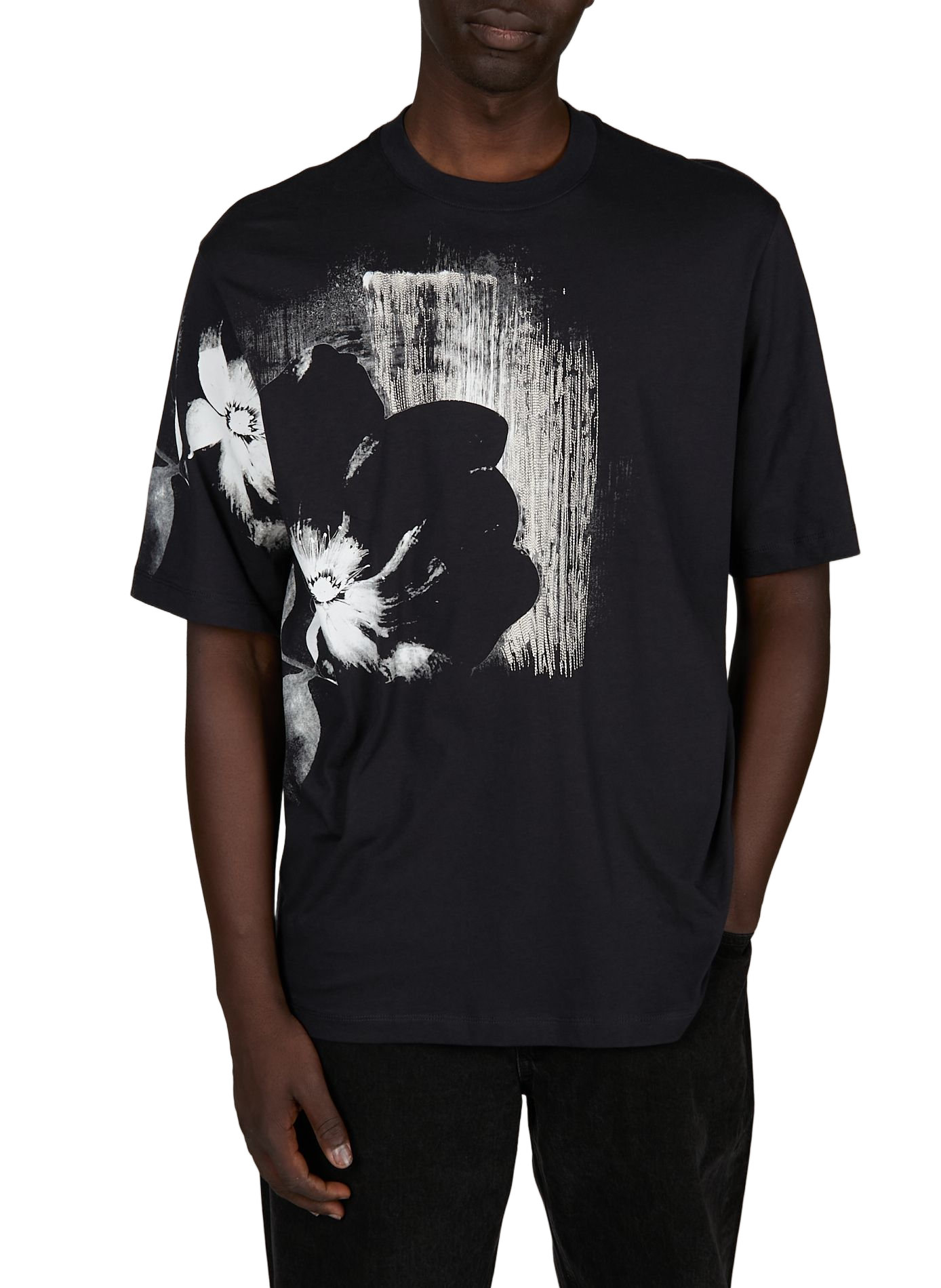 Cotton T-shirt ARMANI EXCHANGE Blue