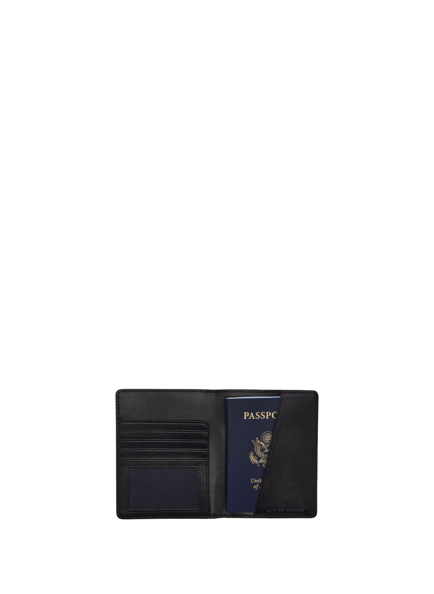 Leopard Print Leather Passport Holder MARC JACOBS Brown
