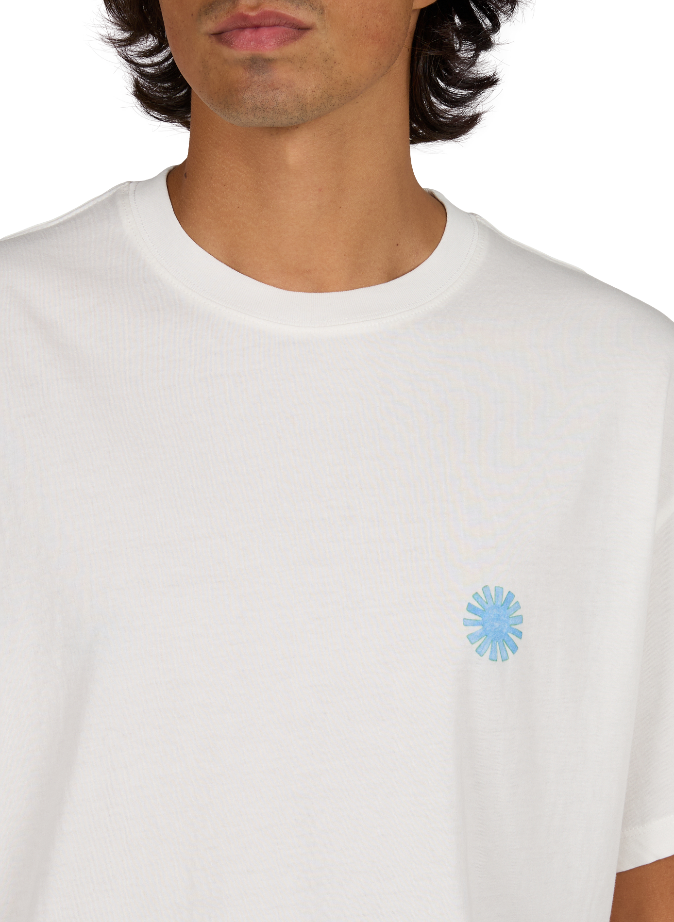Printed cotton Aaron T-shirt THINKING MU White