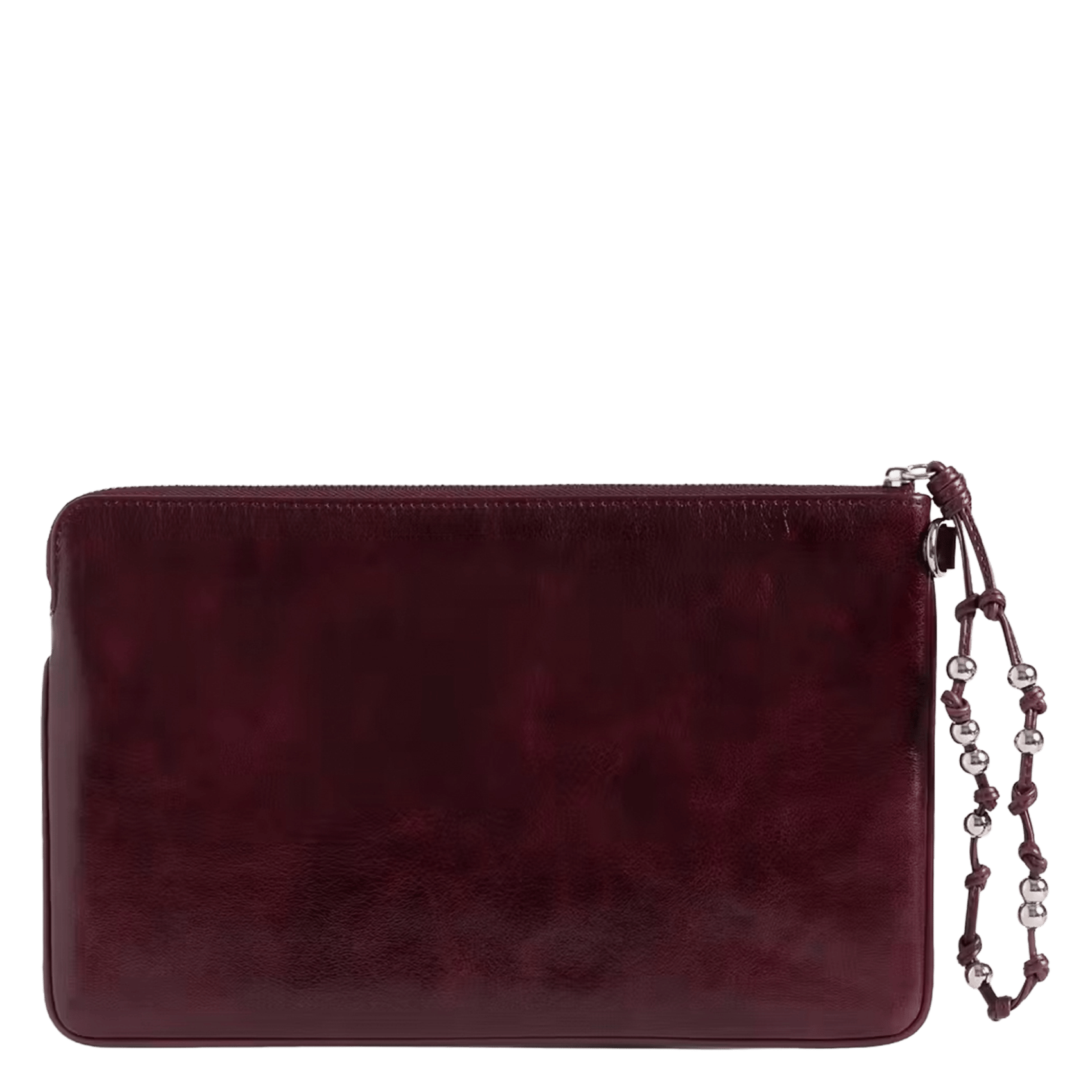 Pochette sérigraphié en cuir angel pouch ZADIG&VOLTAIRE Violet