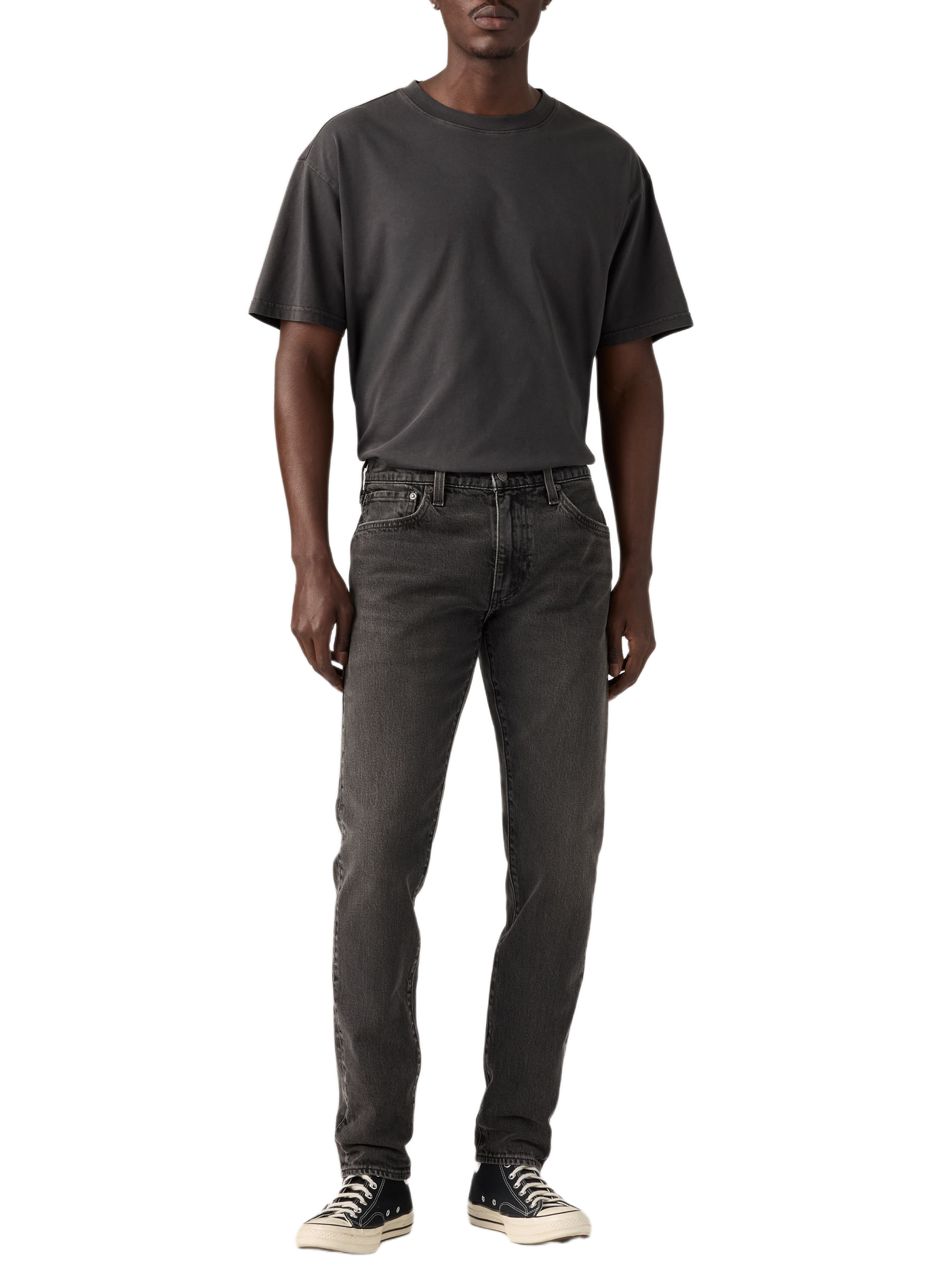 Skinny jeans 512 Taper in katoen | Zwart LEVI'S Heren