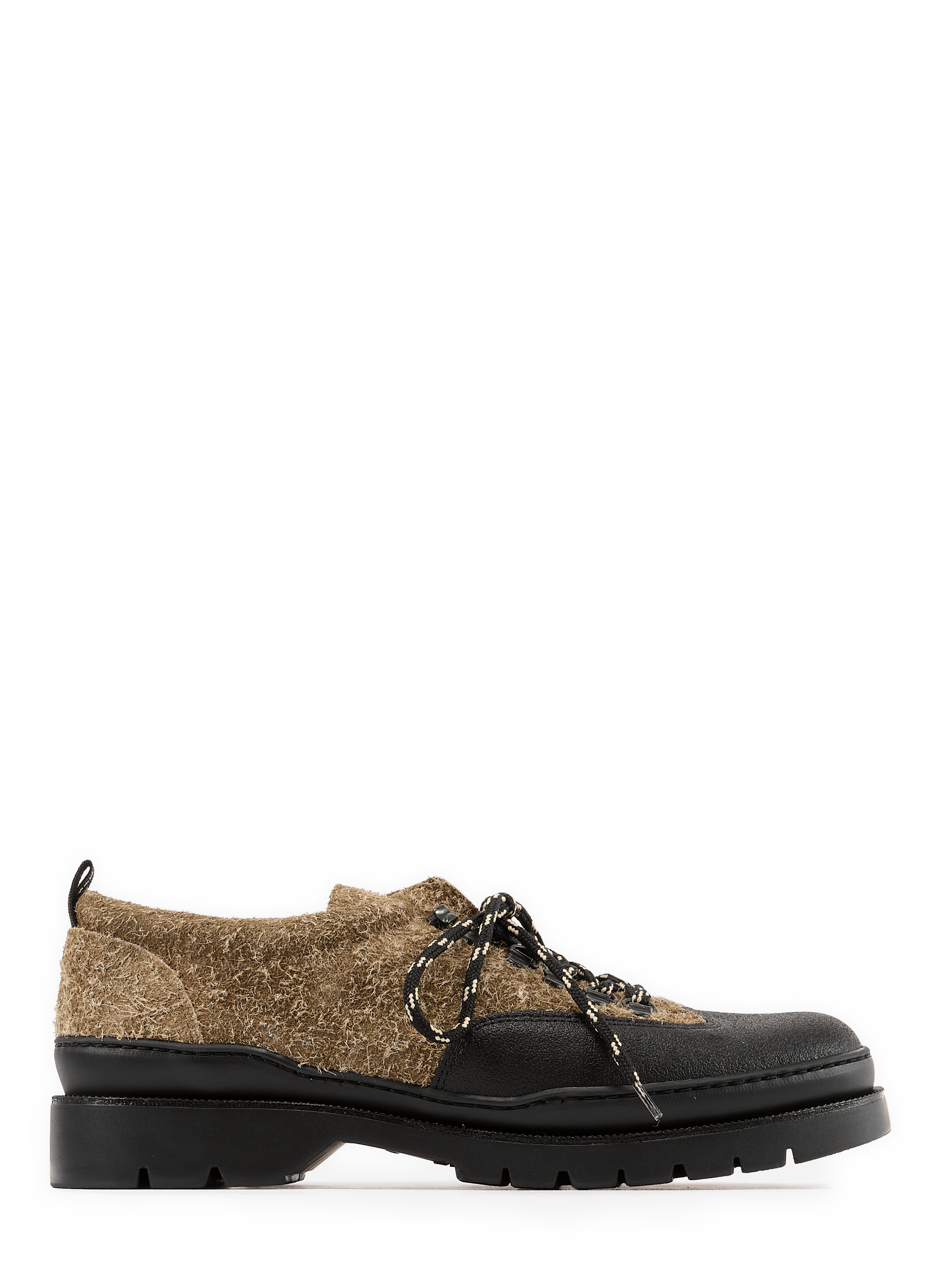 Derbies en cuir KLEMAN Kaki