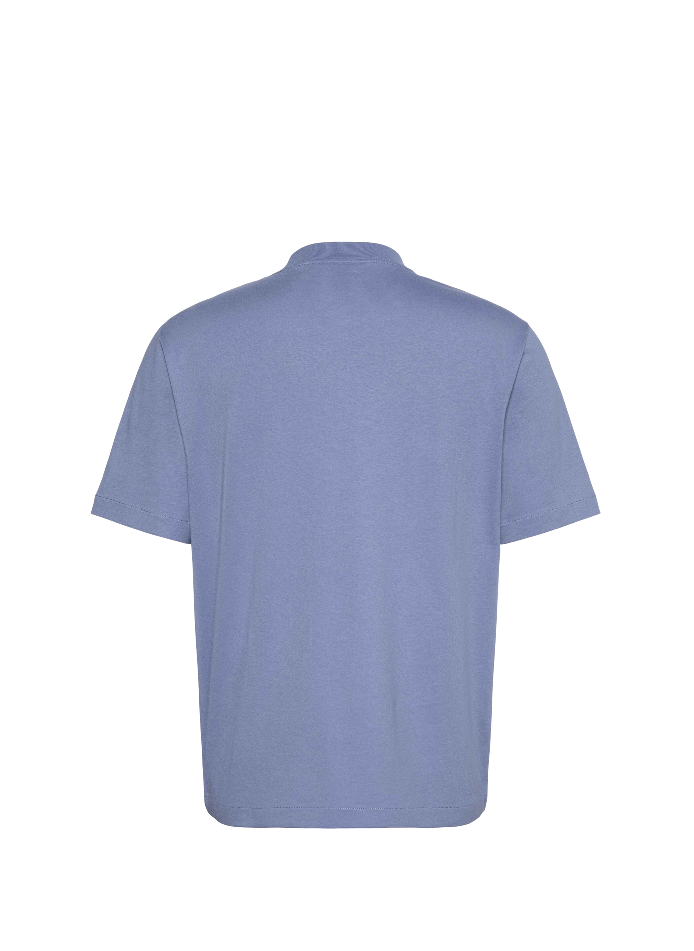 Katoenen t-shirt | Blauw CALVIN KLEIN Heren