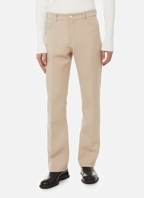 Pantalon bootcut 70's Beige by COURRÈGES COURRÈGES Pantalon bootcut 70's Beige