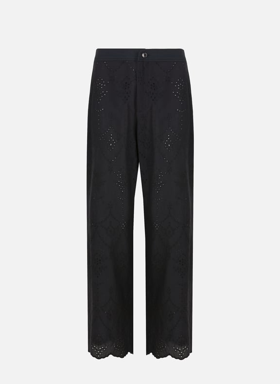 Broderie anglaise trousers Black by ROSEANNA ROSEANNA Broderie anglaise trousers Black