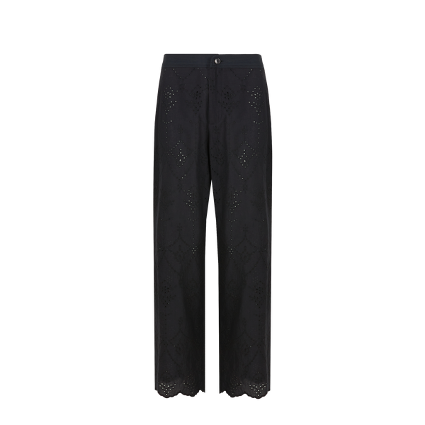 Roseanna Broderie Anglaise Trousers In Black