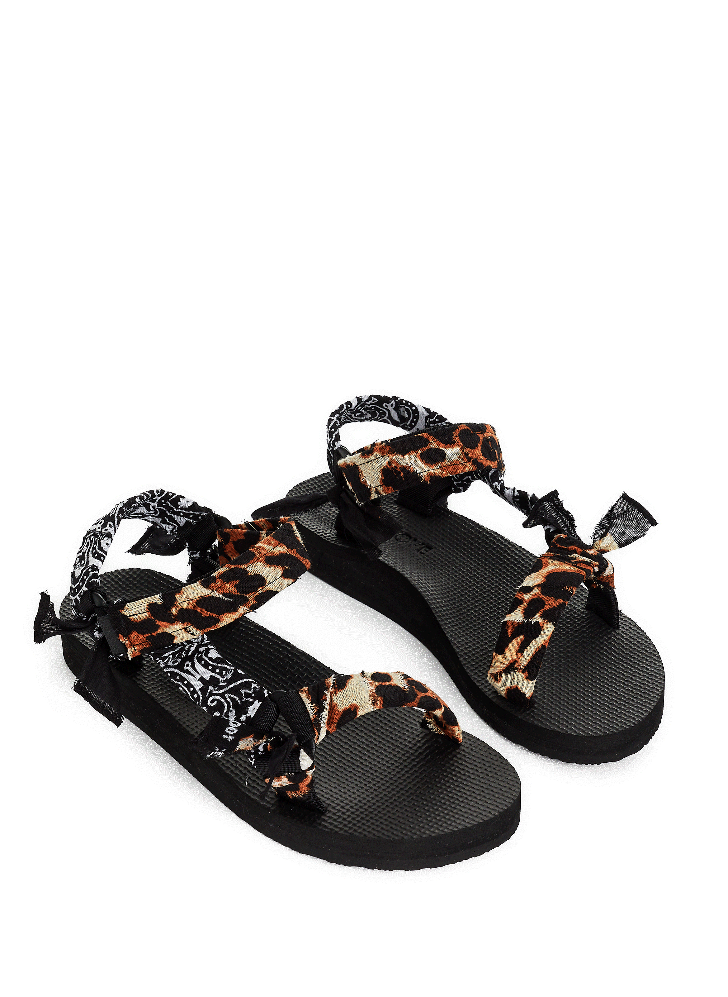 Sandales Trekky Leopard - Bandana ARIZONA LOVE Multicolore