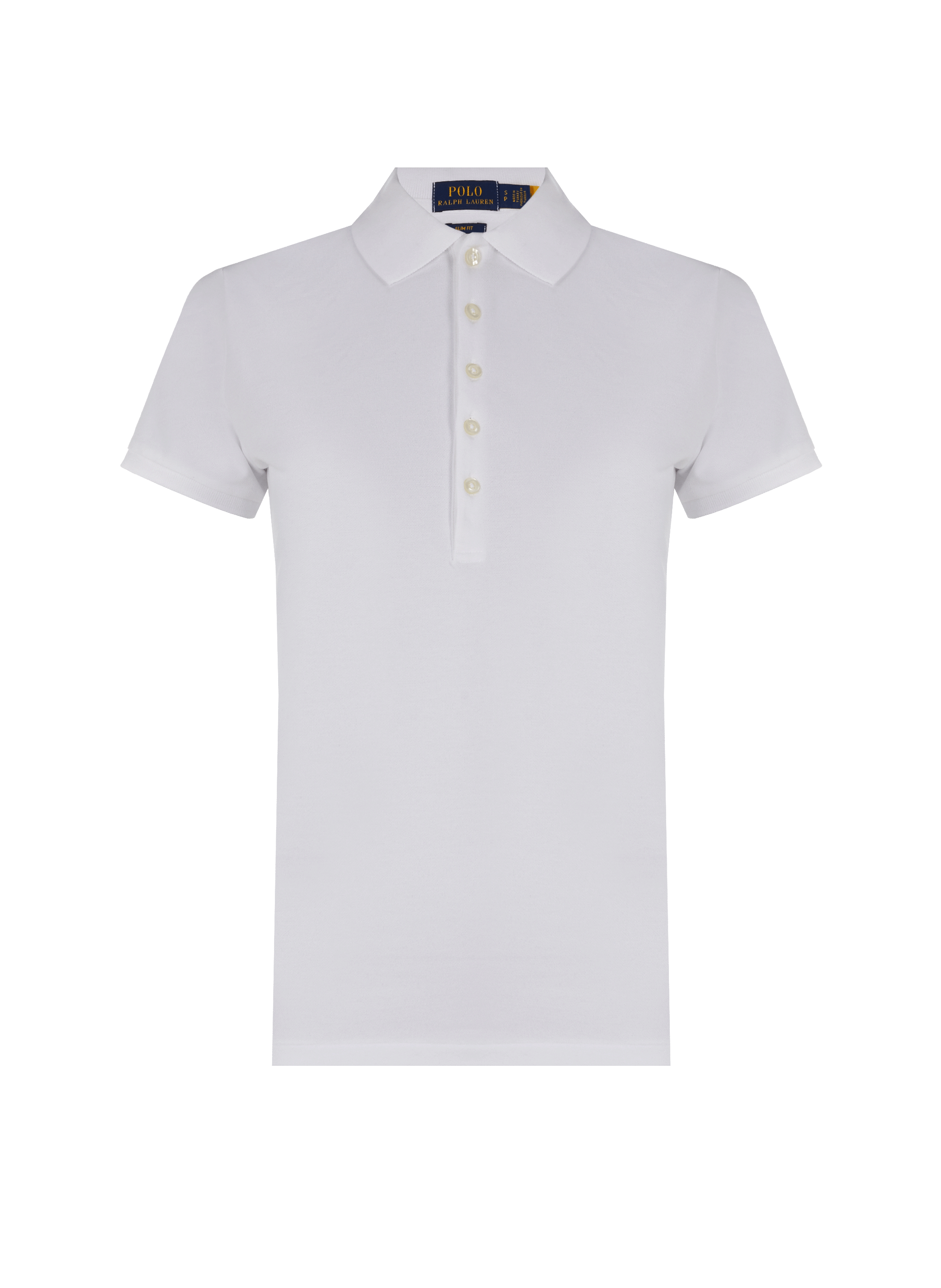 Polo Slim Fit en coton mélangé POLO RALPH LAUREN Blanc