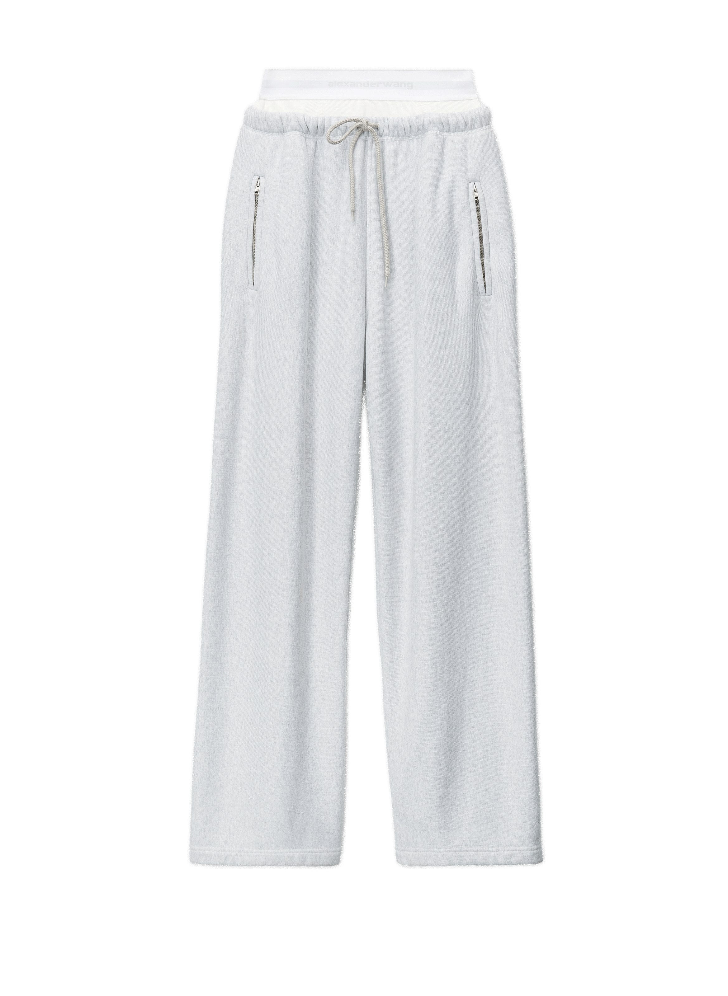 Pantalon de survêtement en coton  ALEXANDER WANG Gris