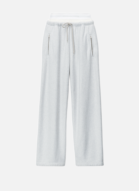 Pantalon de survêtement en coton  GreyALEXANDER WANG 