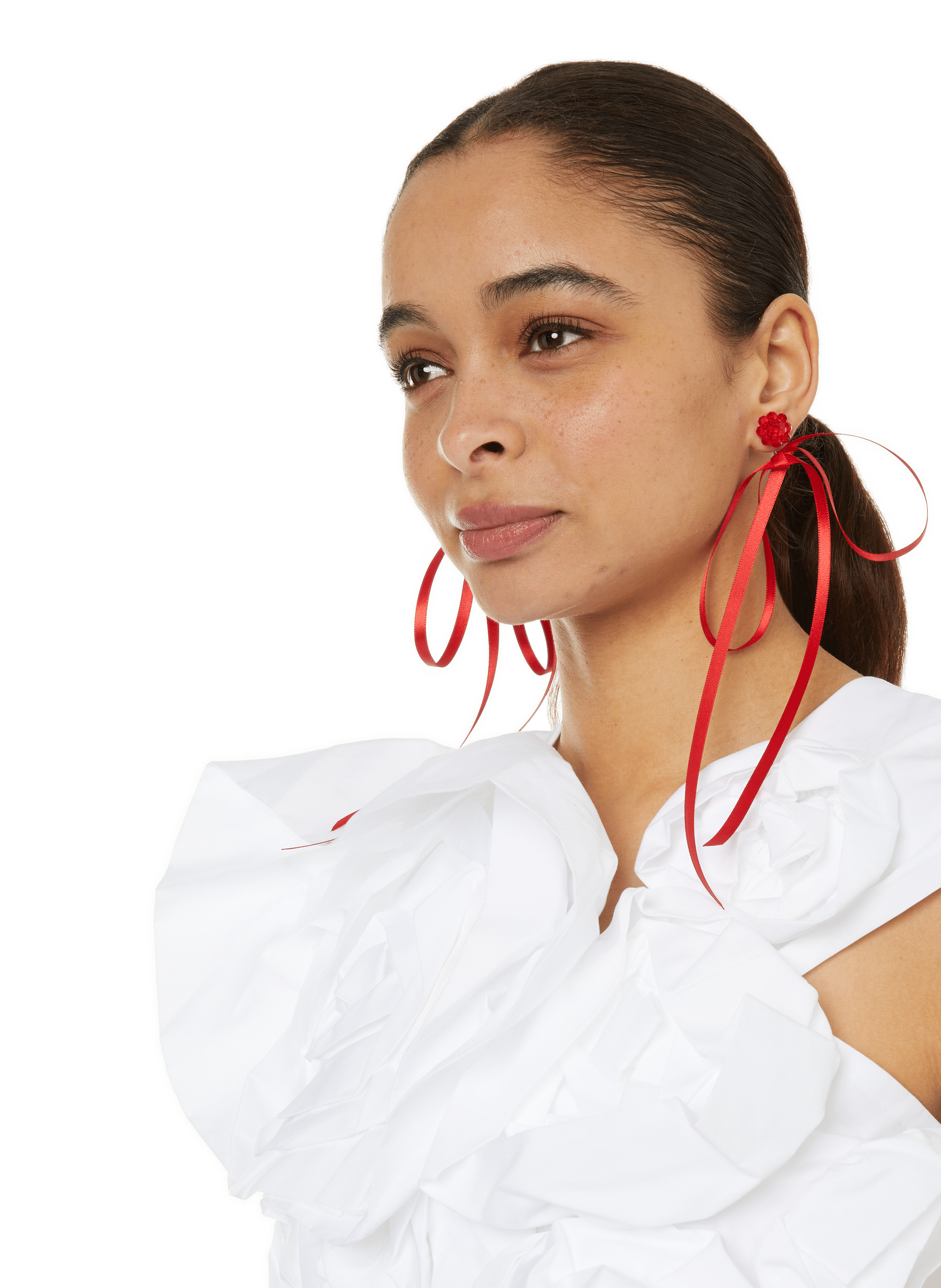 Ribbon earrings SIMONE ROCHA Red