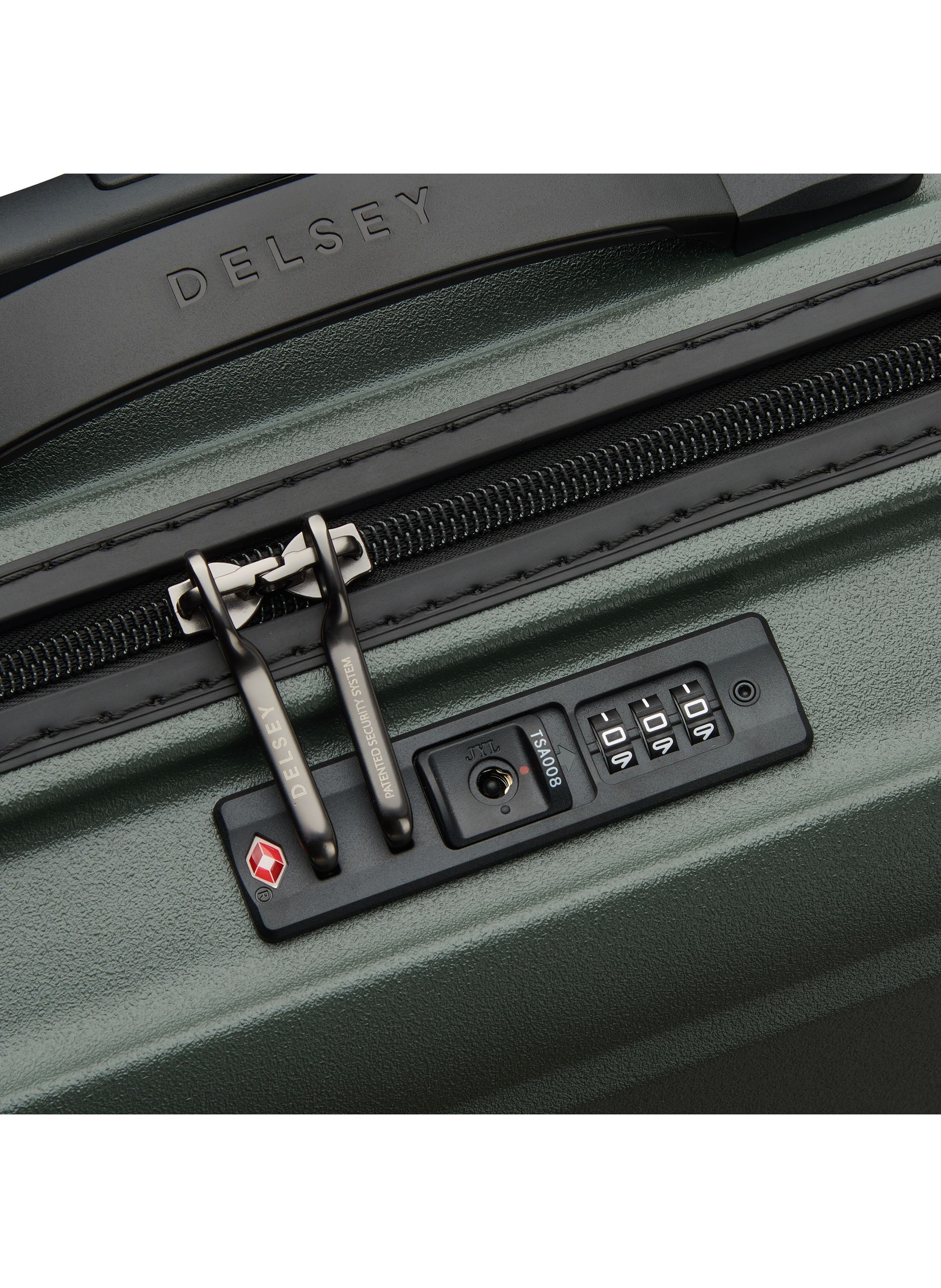 Valise cabine rigide taille s - turenne 2.0 DELSEY PARIS Vert