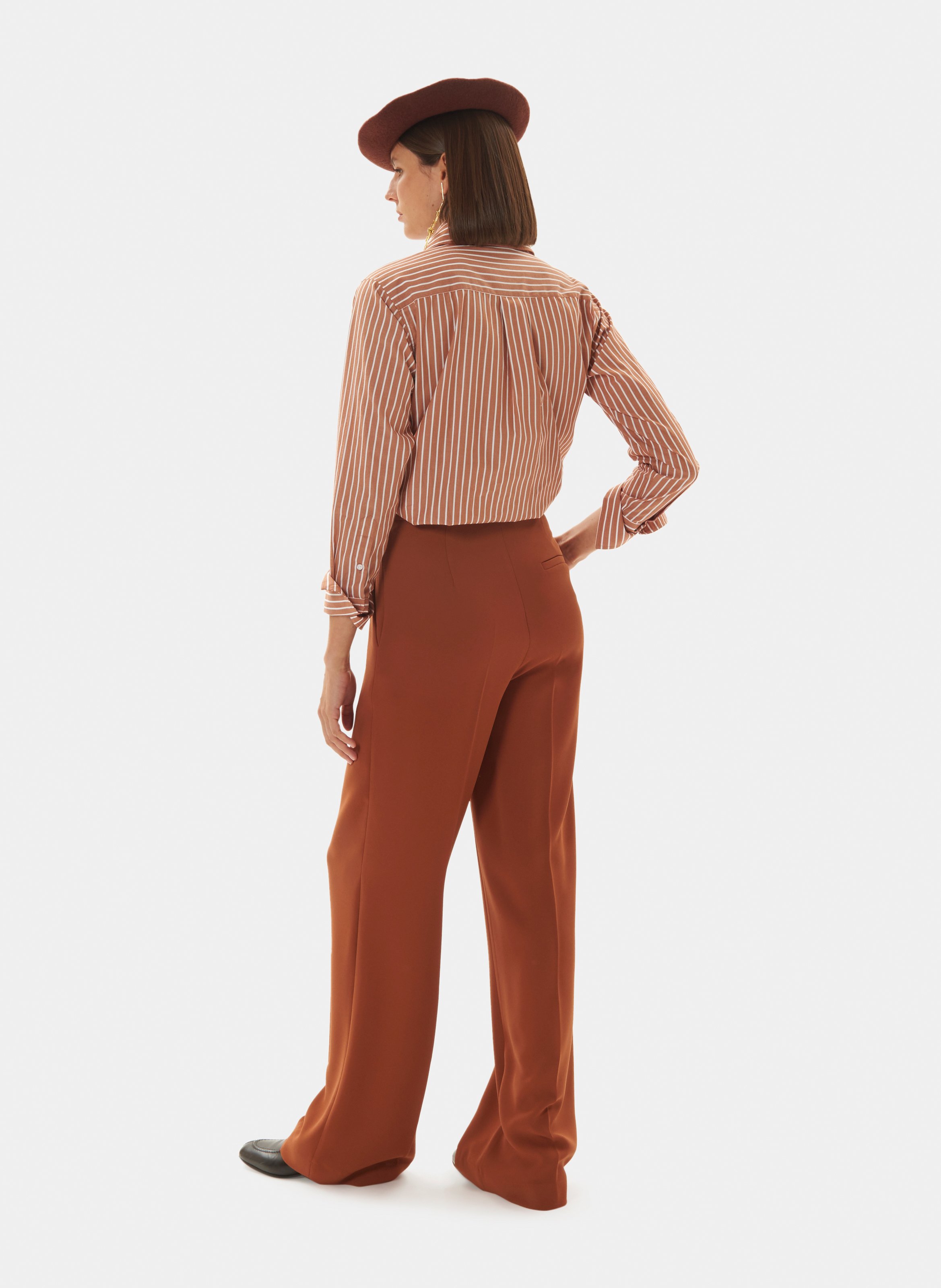 Pantalon pilar TARA JARMON Marron