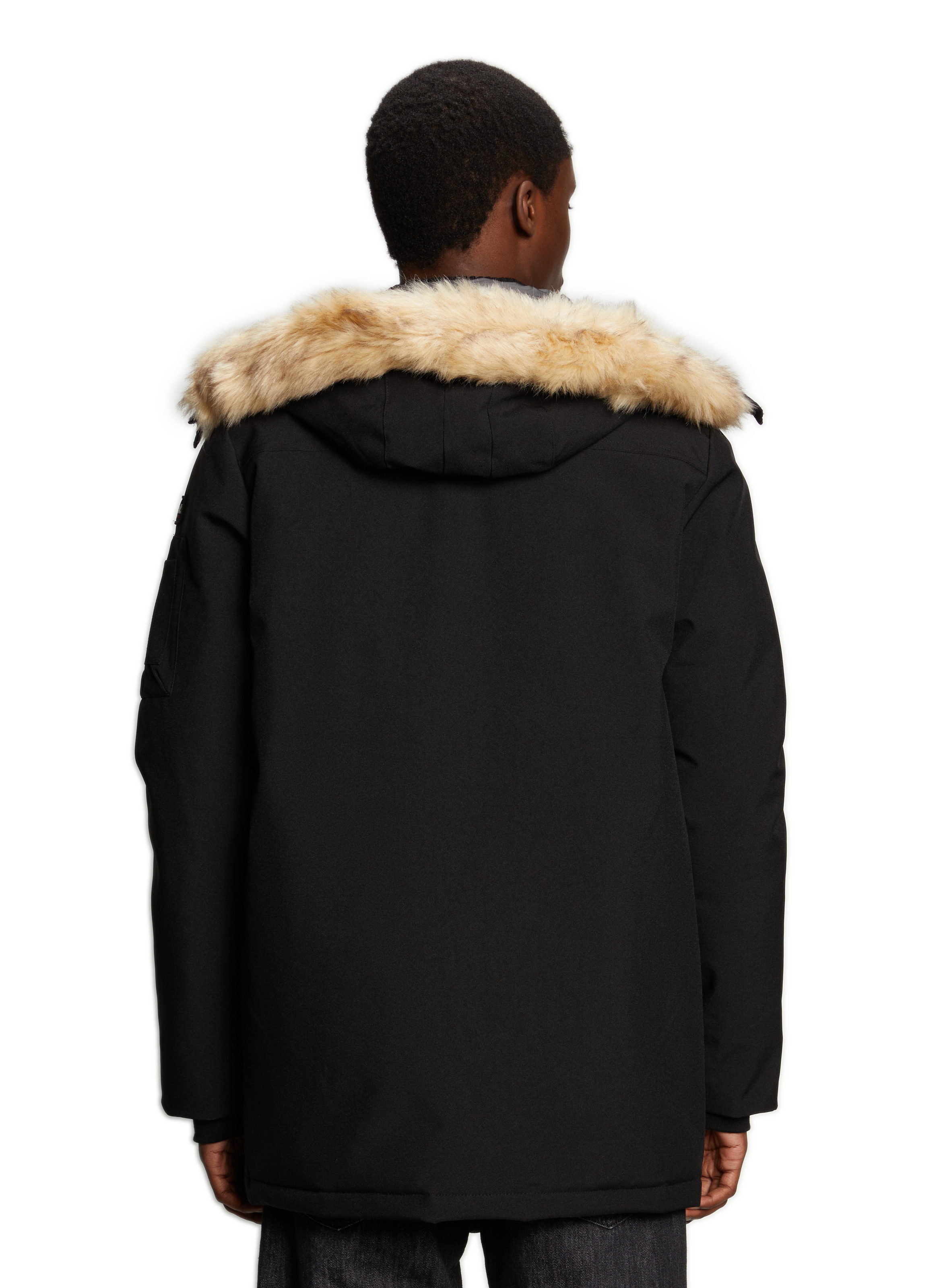 Hooded Jacket SCHOTT Black