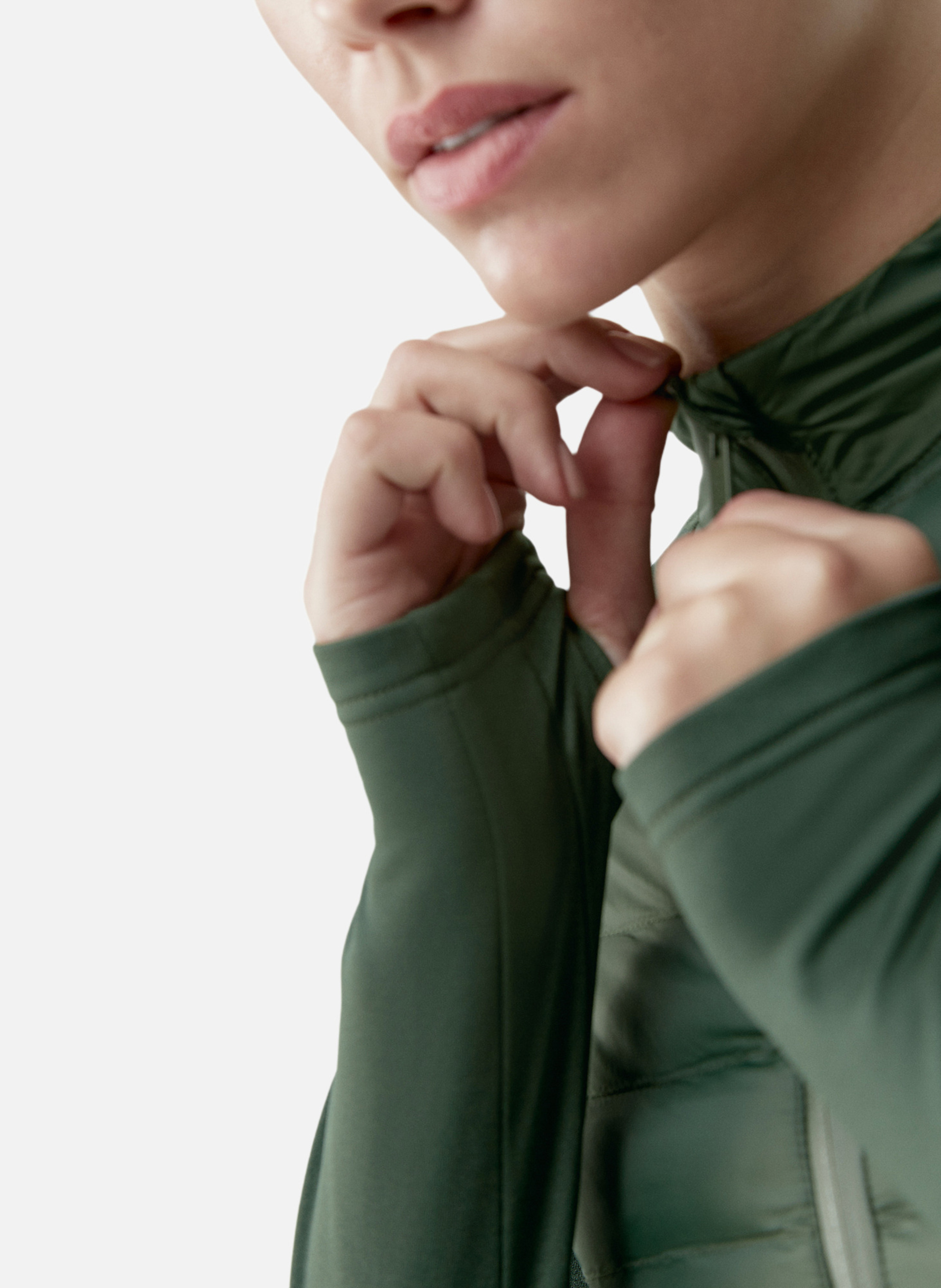 Veste de sport zippée performance athleisure zuri BORN LIVING YOGA Vert