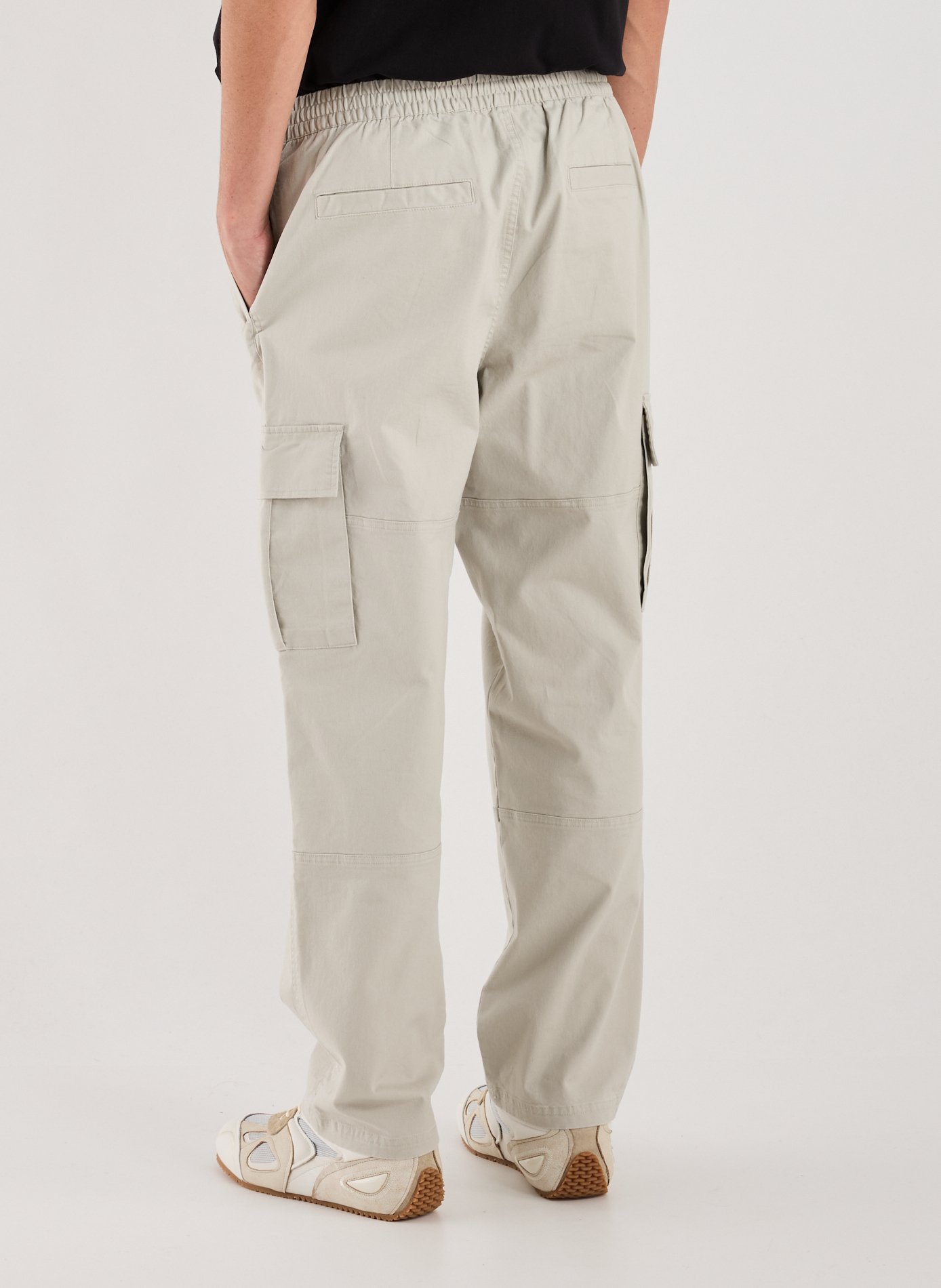 Plain cotton trousers REPRESENT Beige