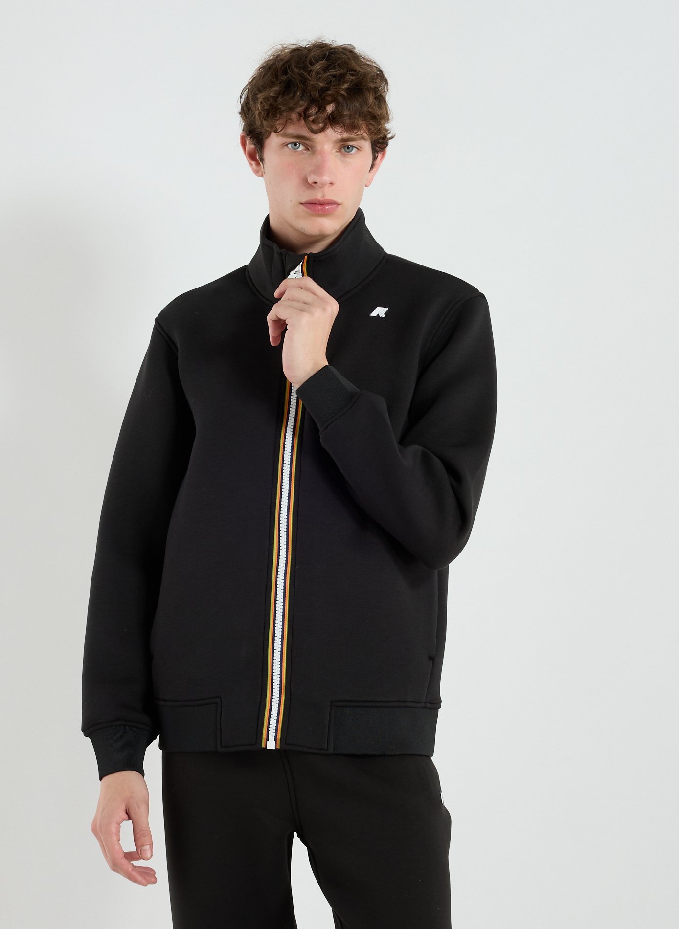 K-WAY High neck sweatshirt Black