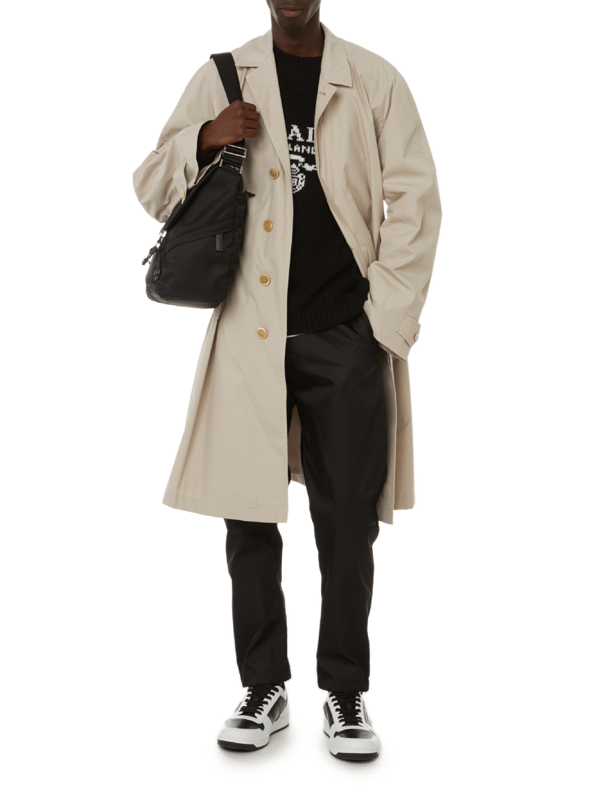 Downtown-Ledersneaker PRADA Mehrfarbig