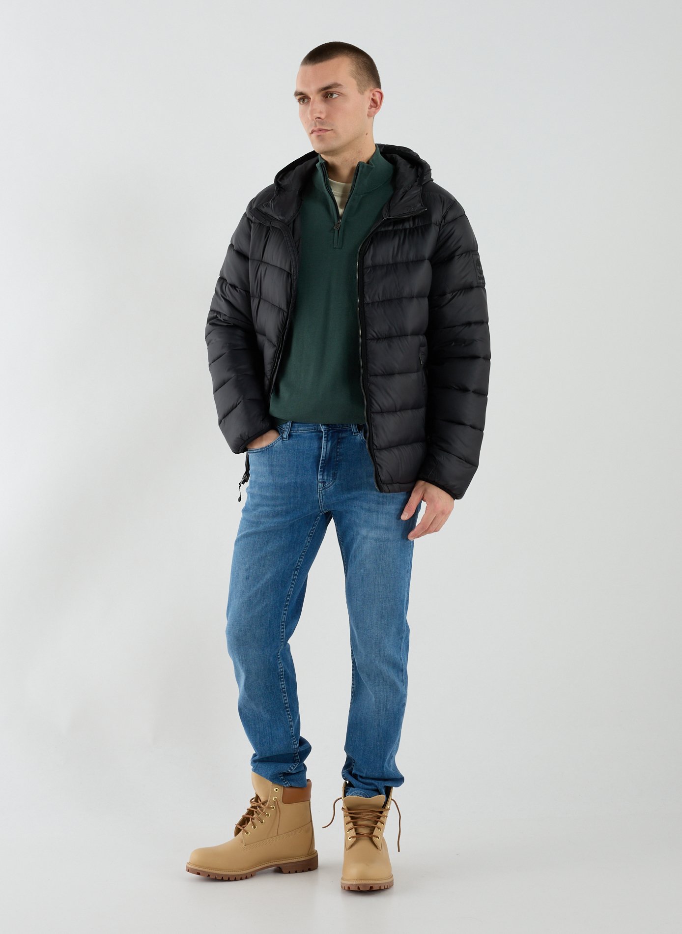 Garfield quilted waterproof puffer jacket TIMBERLAND Black