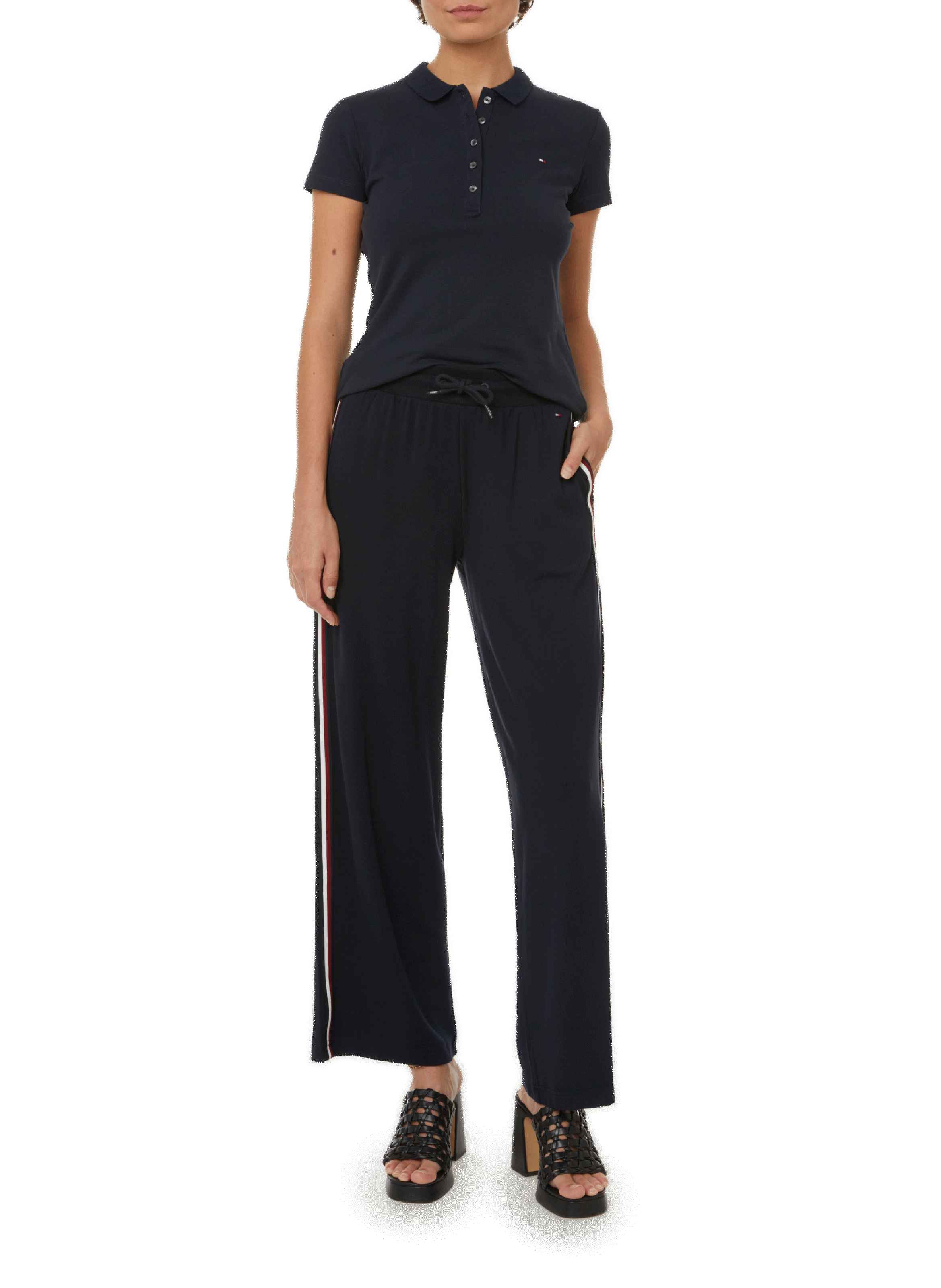 Polo slim en coton TOMMY HILFIGER Bleu