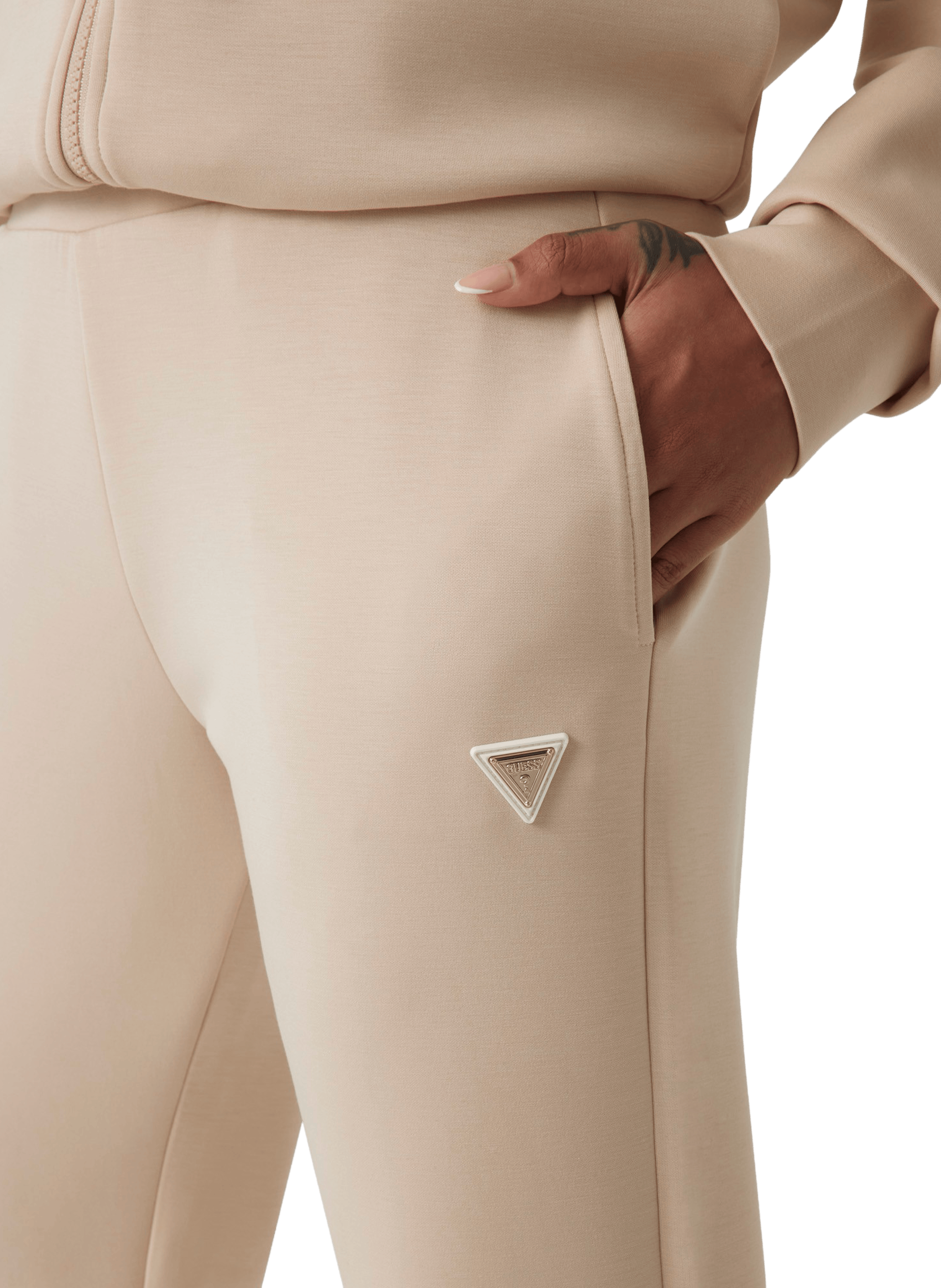 Pantalon de jogging GUESS Beige