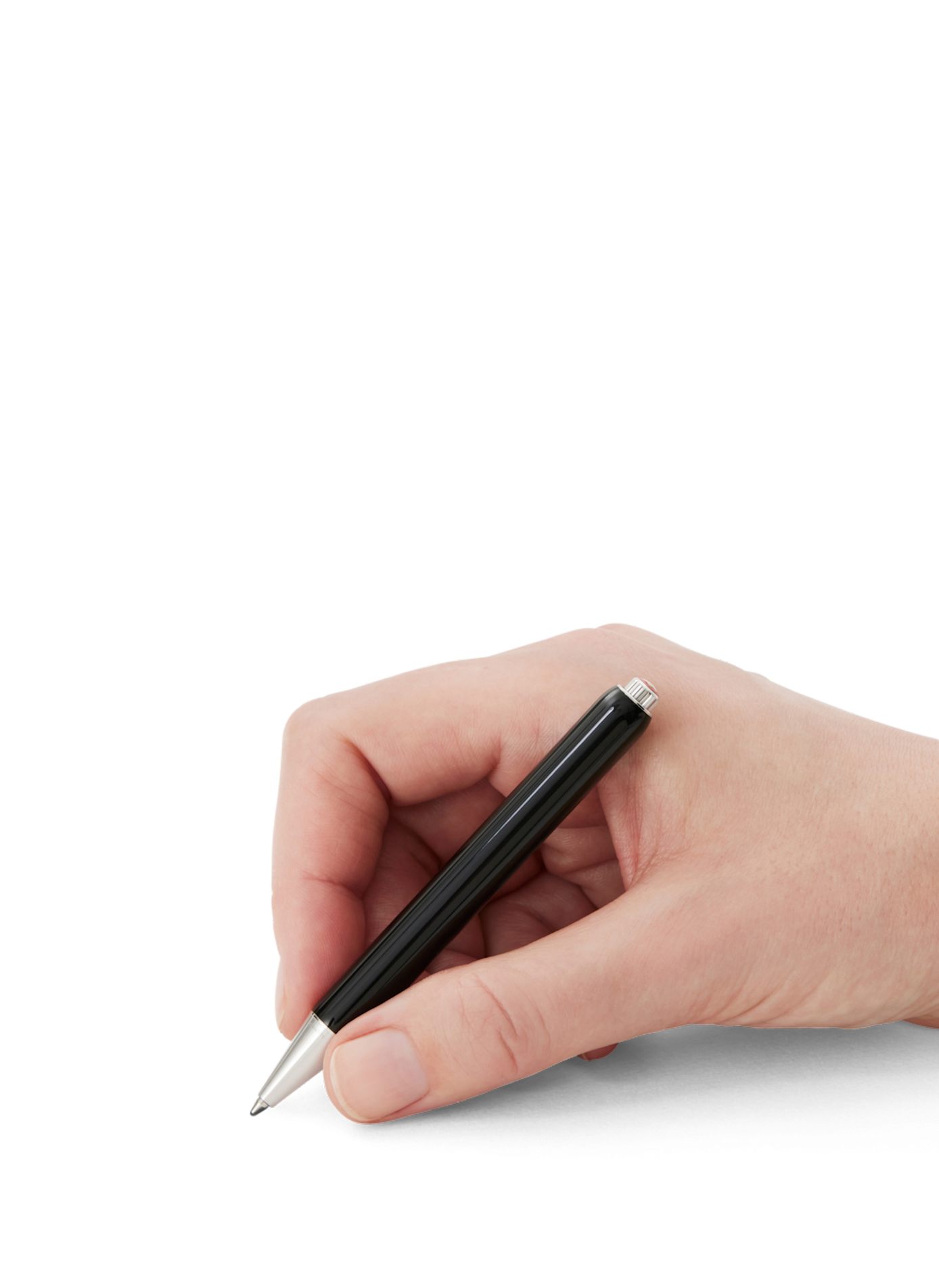 Precious lacquer ballpoint pen MONTBLANC Black