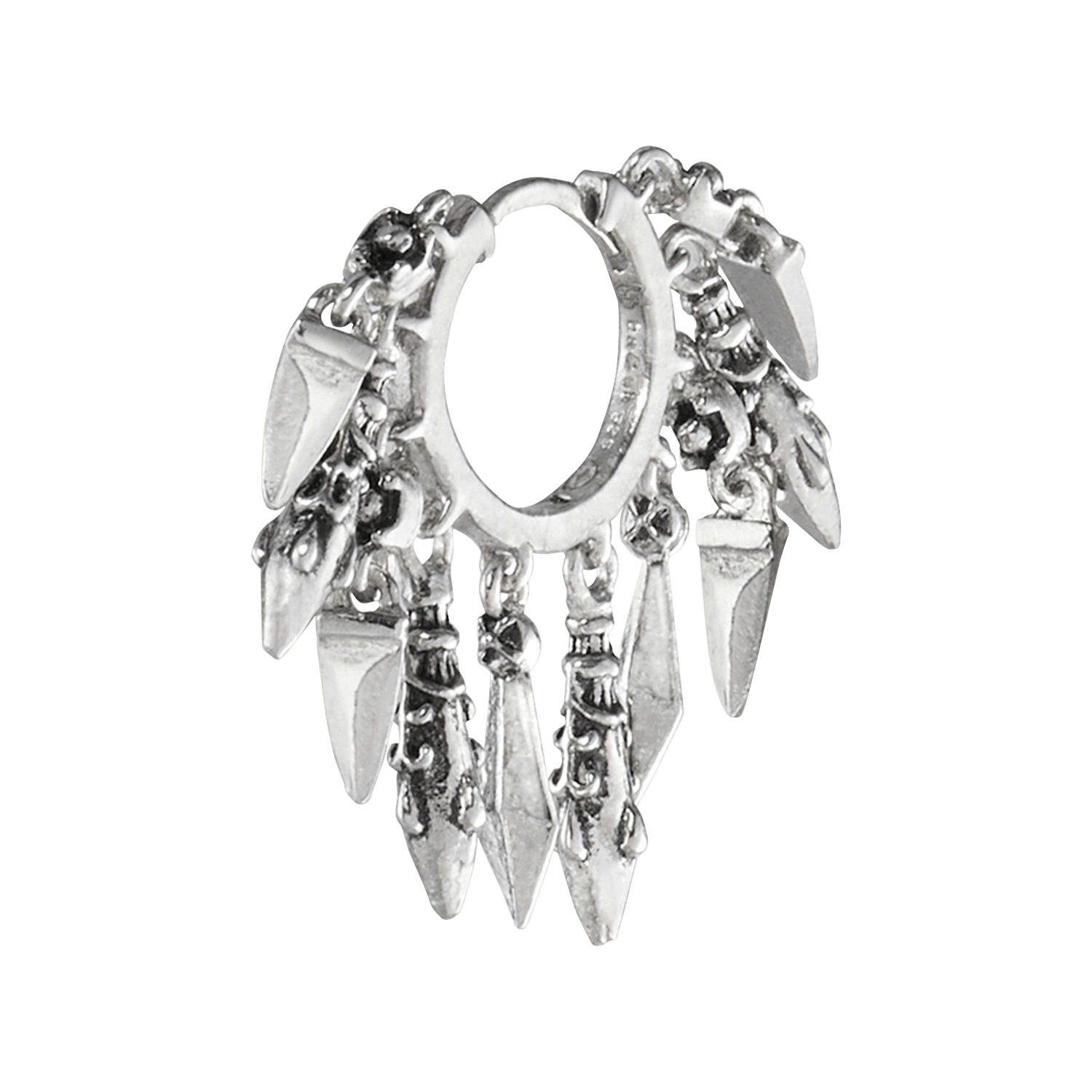 Boucle d'oreille mina BA&SH Argent