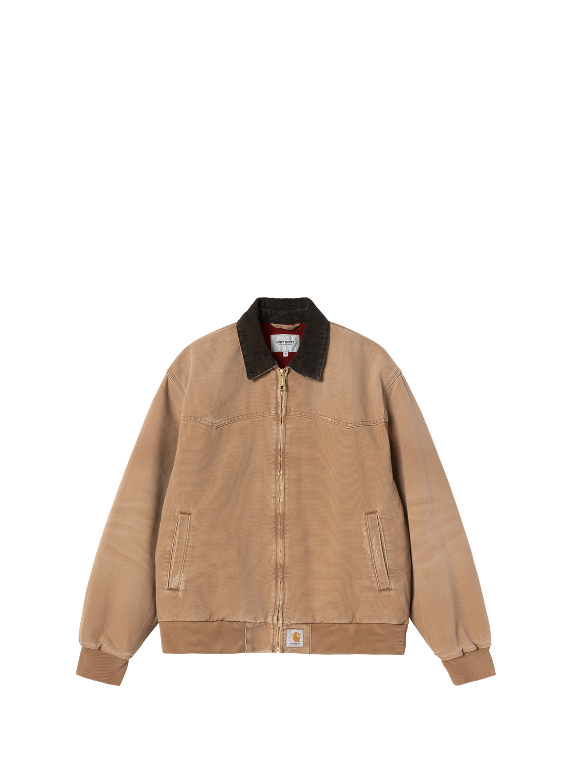 Veste OG Santa Fe droite en coton CARHARTT WIP Marron