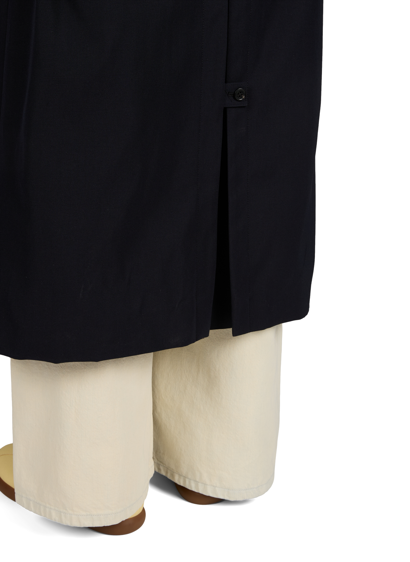 Trench uni en laine et coton mélangés A.P.C. Multicolore