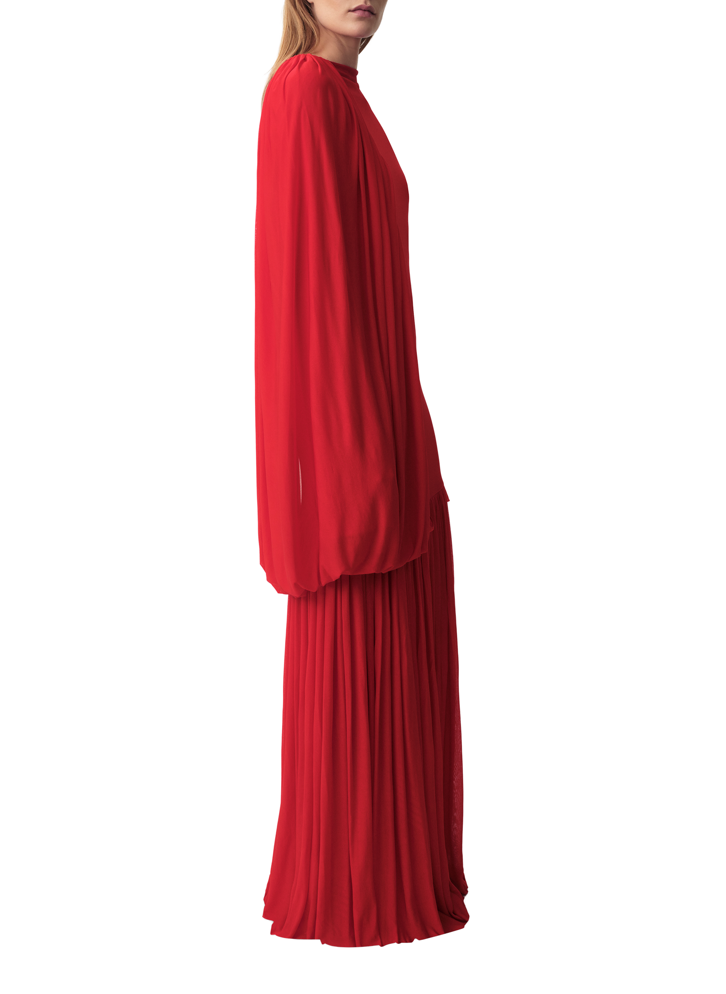 Robe longue Sara fluide Calvin Klein Collection Rouge