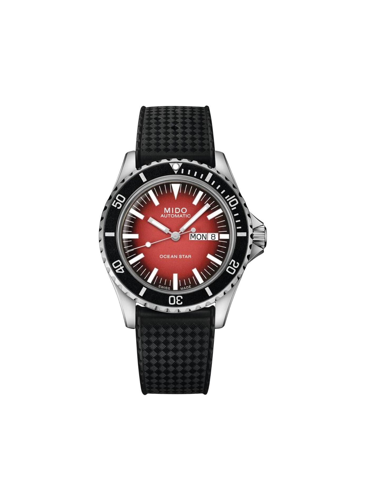 Montre Ocean Star Tribute Gradient MIDO Rouge