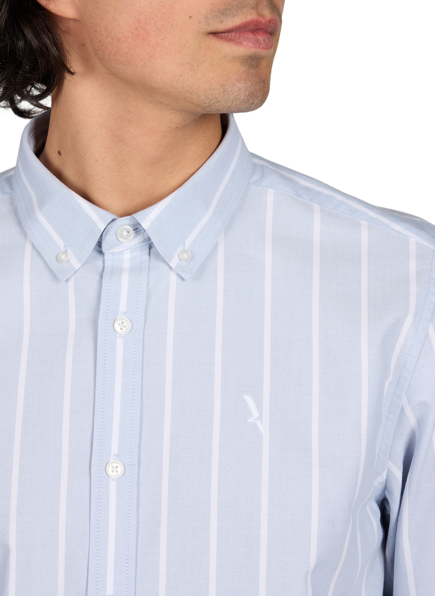 Chemise oxford rayée DRY FAST TEXTILE® AIGLE Bleu