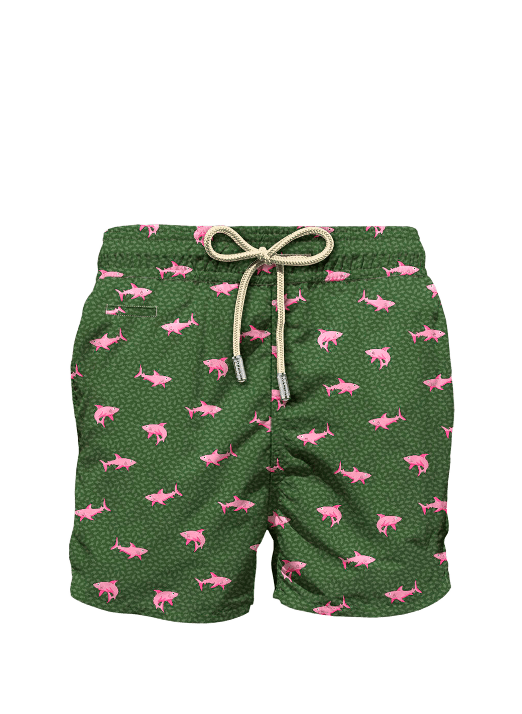 Short de bain imprimé Light Fantasy MC2 SAINT BARTH Bleu