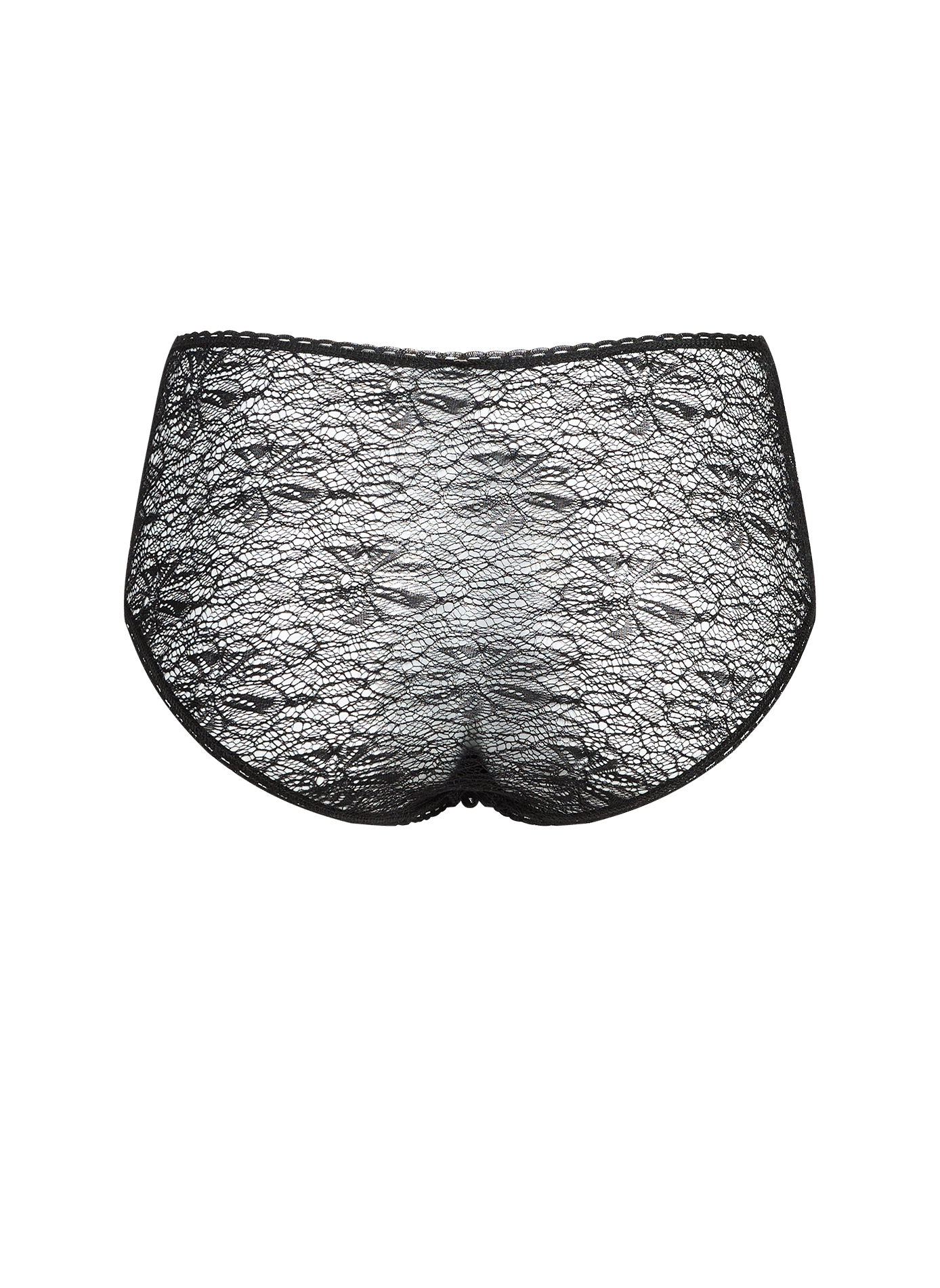 Sheer lace culottes MOMONI Black