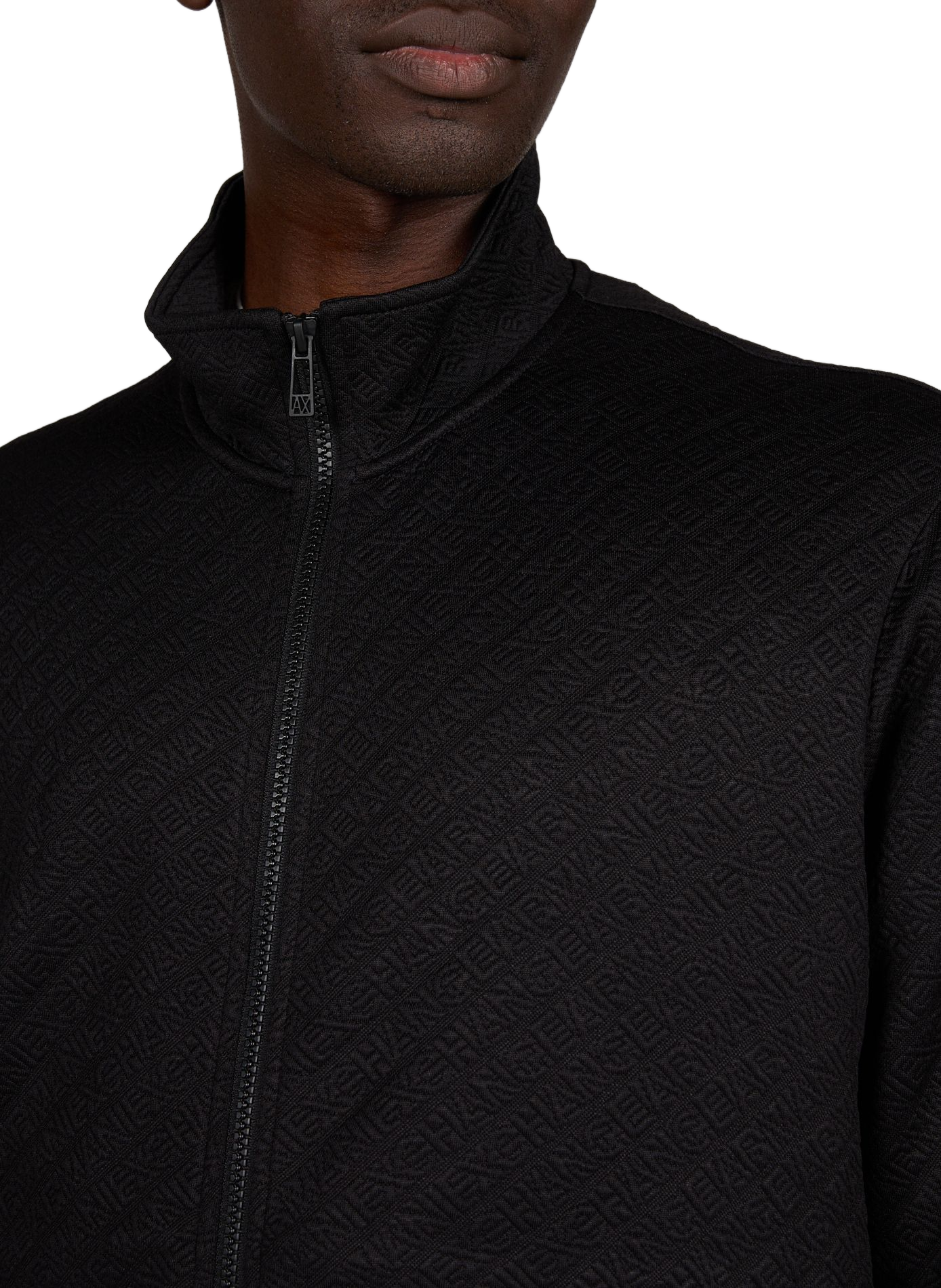 Light jacket with high collar ARMANI EXCHANGE Black