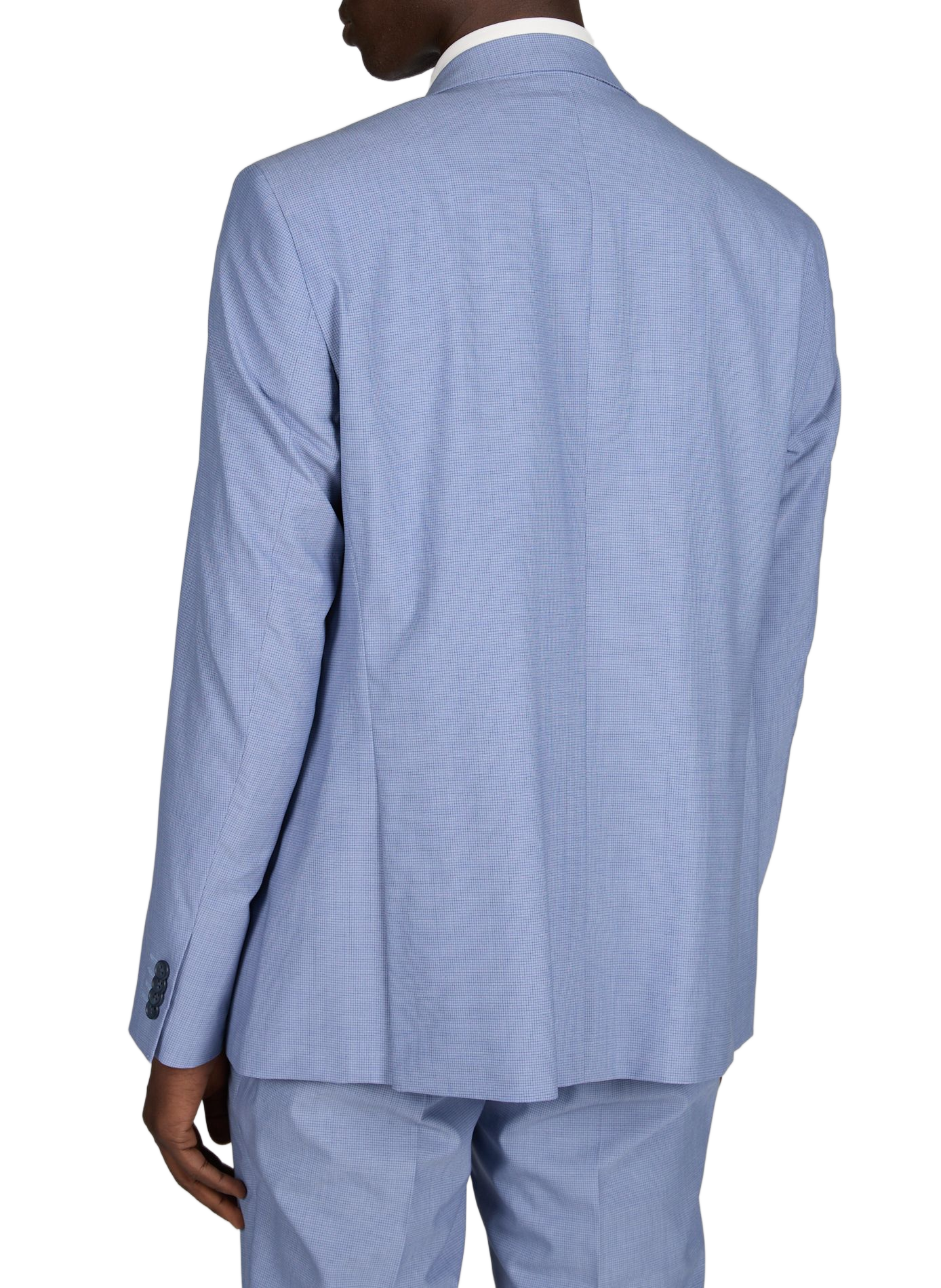 Blazer a quadri in lana PIERRE CARDIN Blu
