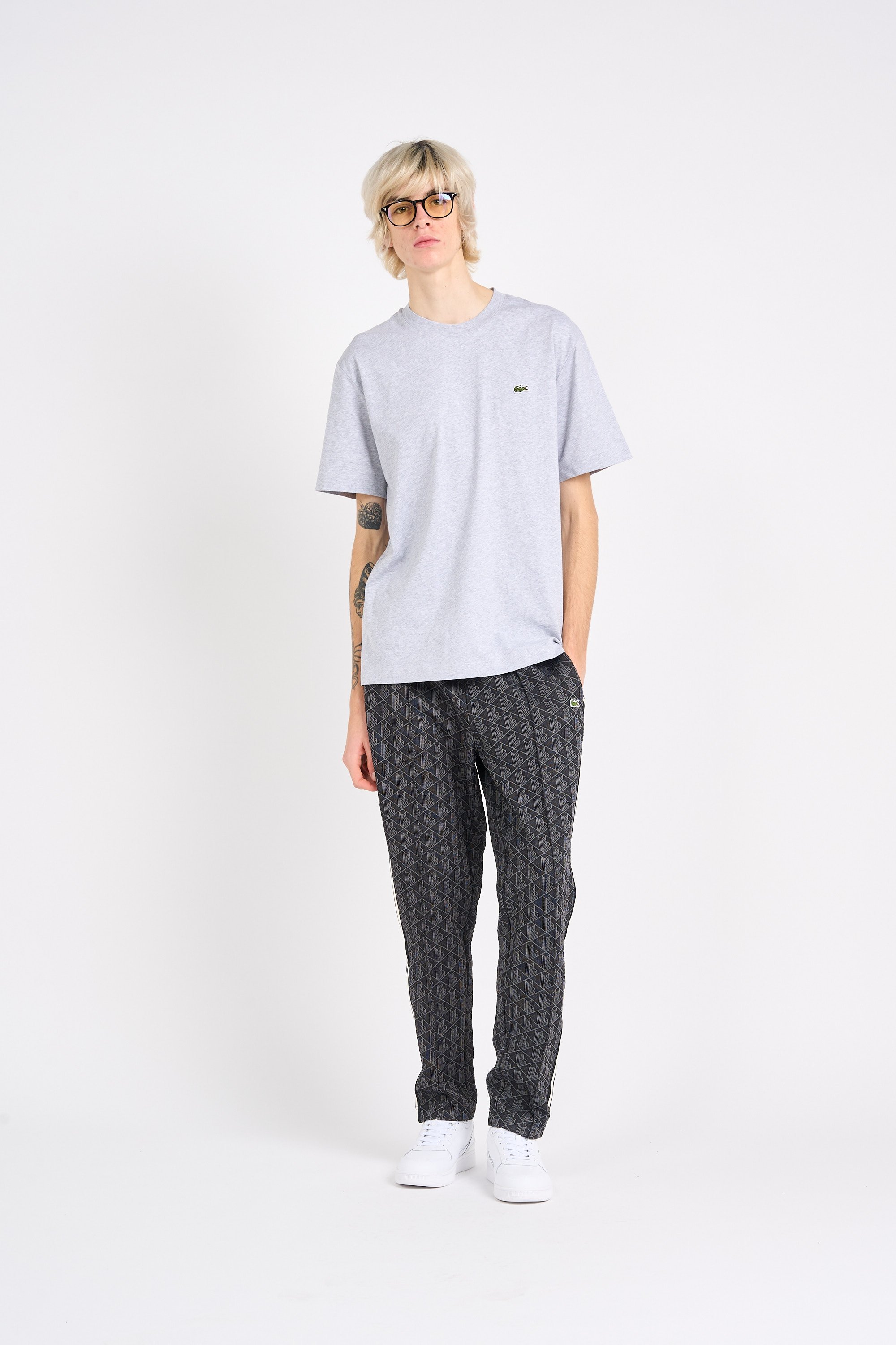 T-shirt pima LACOSTE Gris