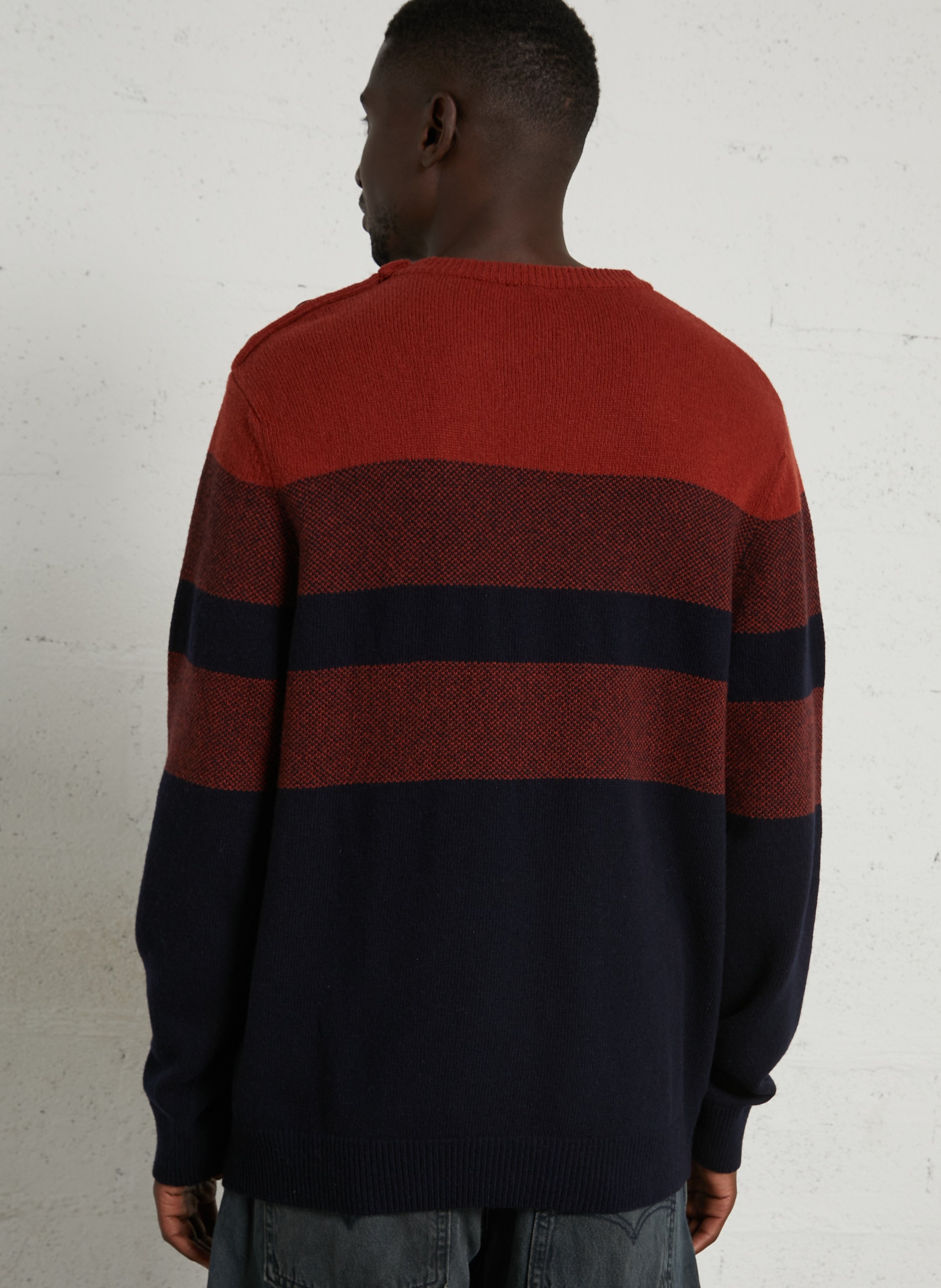 Pull droit en laine mélangée deauville ARMOR-LUX Bleu