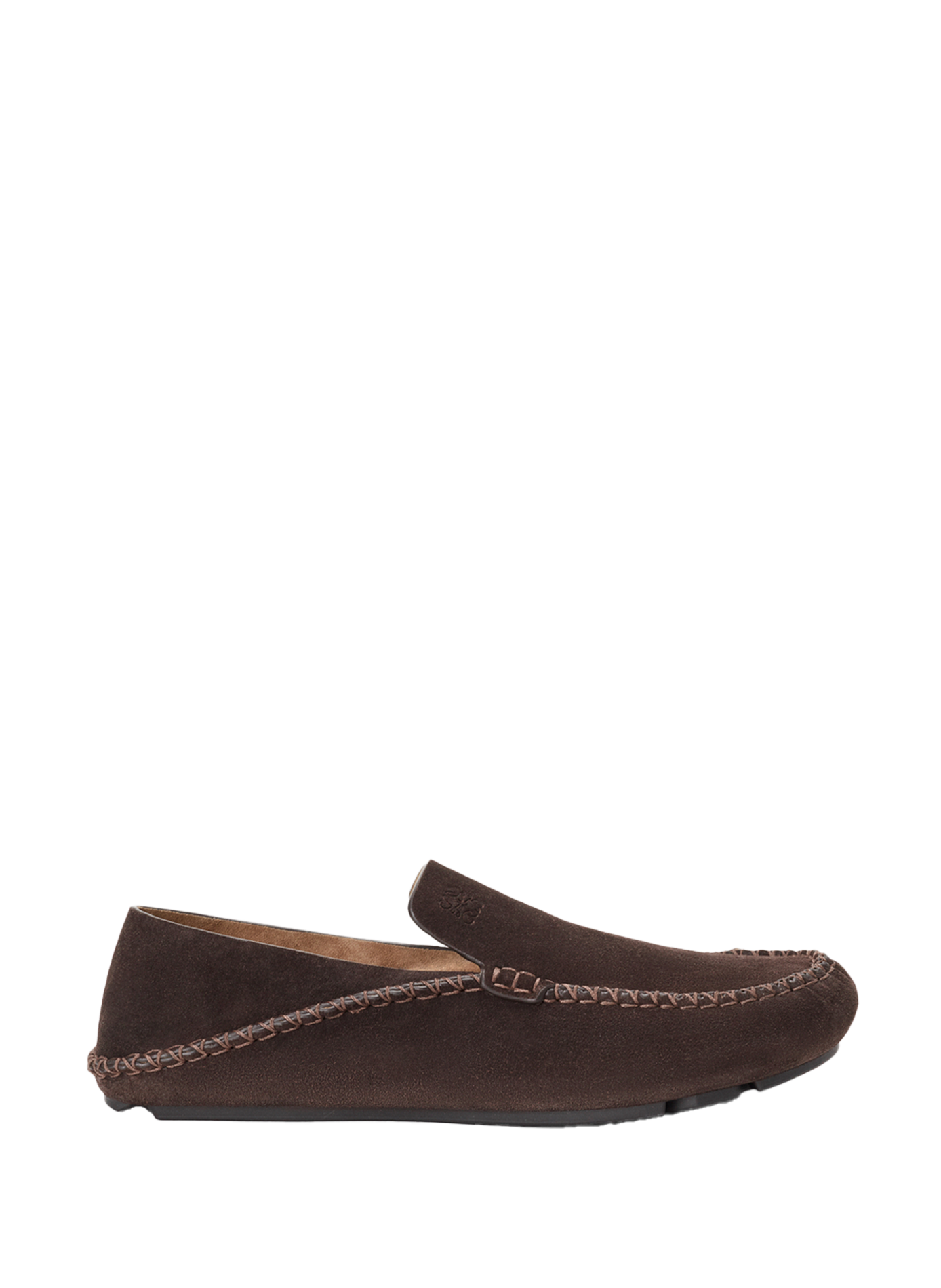 Rambla suede leather driver moccasins LOEWE Brown
