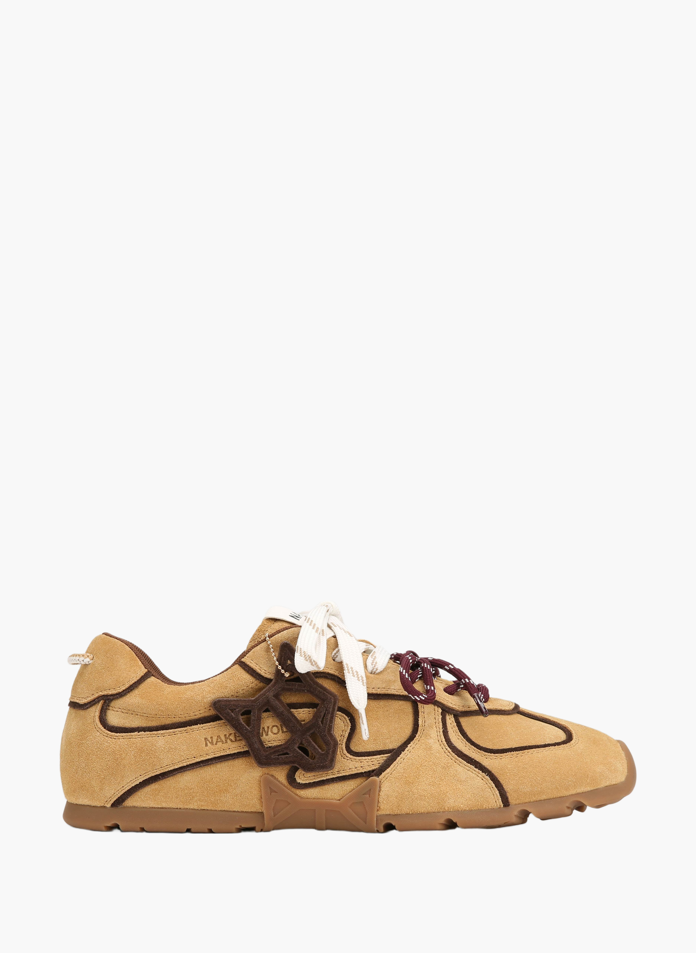Baskets ace m en daim NAKED WOLFE Marron