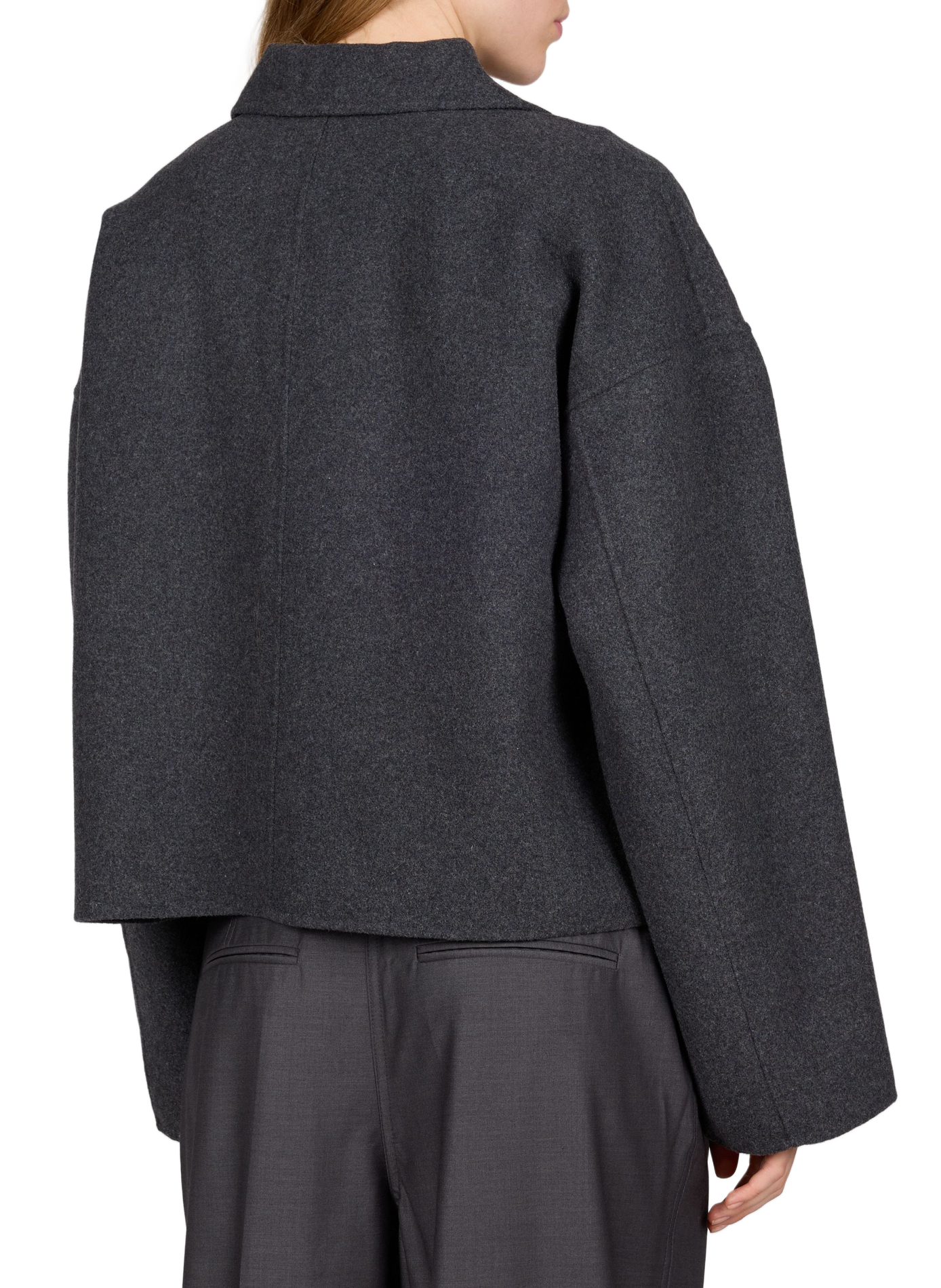 Oversized ROUMIA jacket in a wool blend ROUGE EDIT Grey