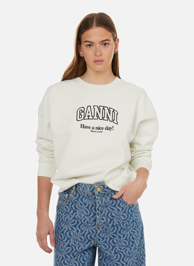 GANNI oversized sweatshirt