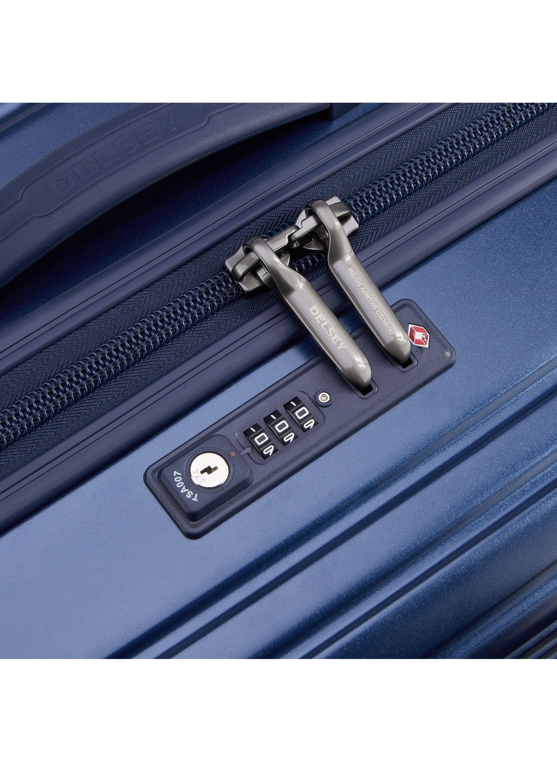 Valise cabine rigide taille s - caumartin plus DELSEY PARIS Bleu