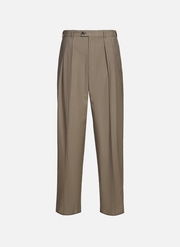 Pantalon à plis Tendance Beige by EMPORIO ARMANI EMPORIO ARMANI Pantalon à plis Tendance Beige