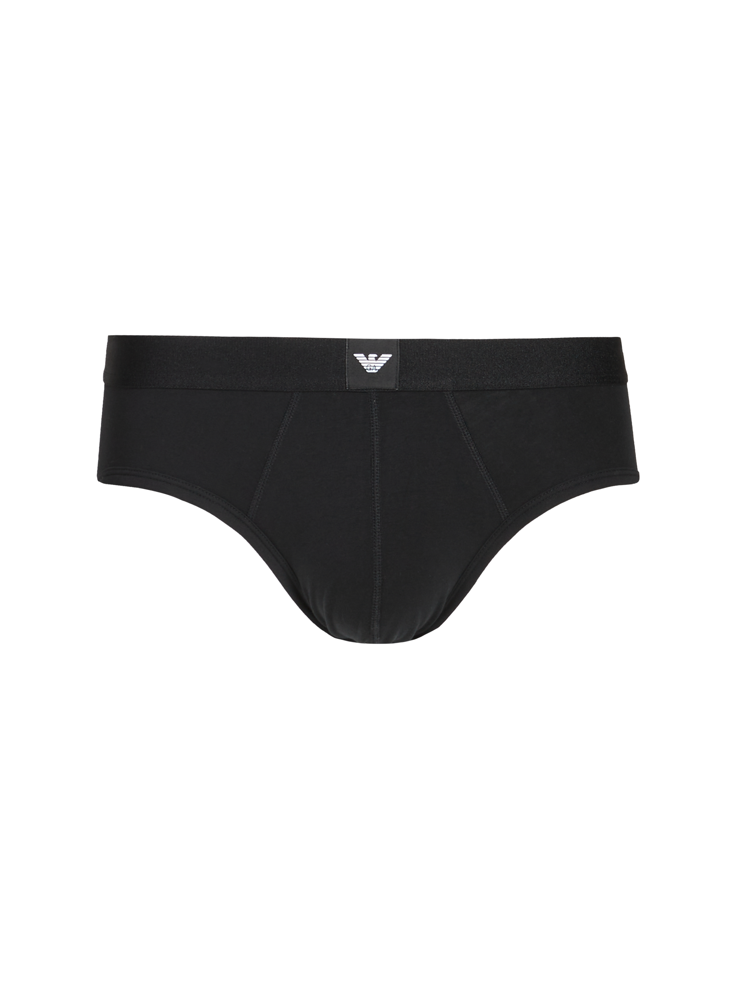 Pack of three cotton briefs EMPORIO ARMANI Black