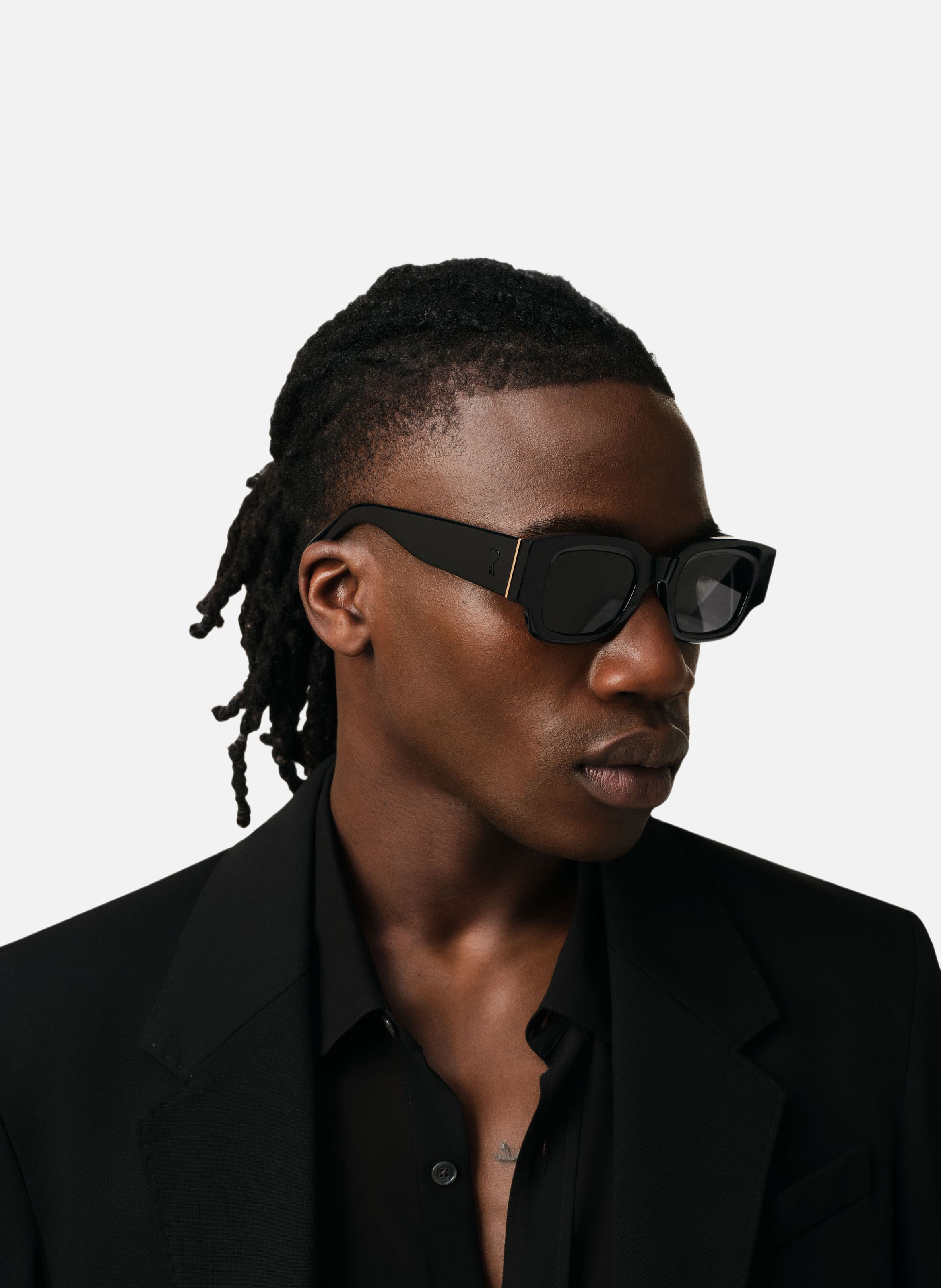 Lunettes de soleil 75001 unisexes AMI PARIS Noir